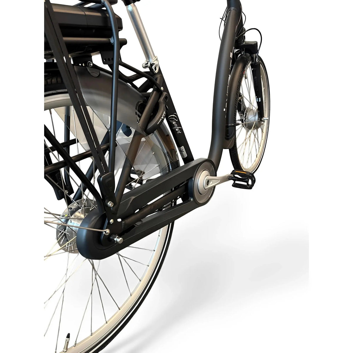 Vogue Comfort N7 Elektrische Fiets Mat zwart 468Wh Accu - E-bike - AE-trading