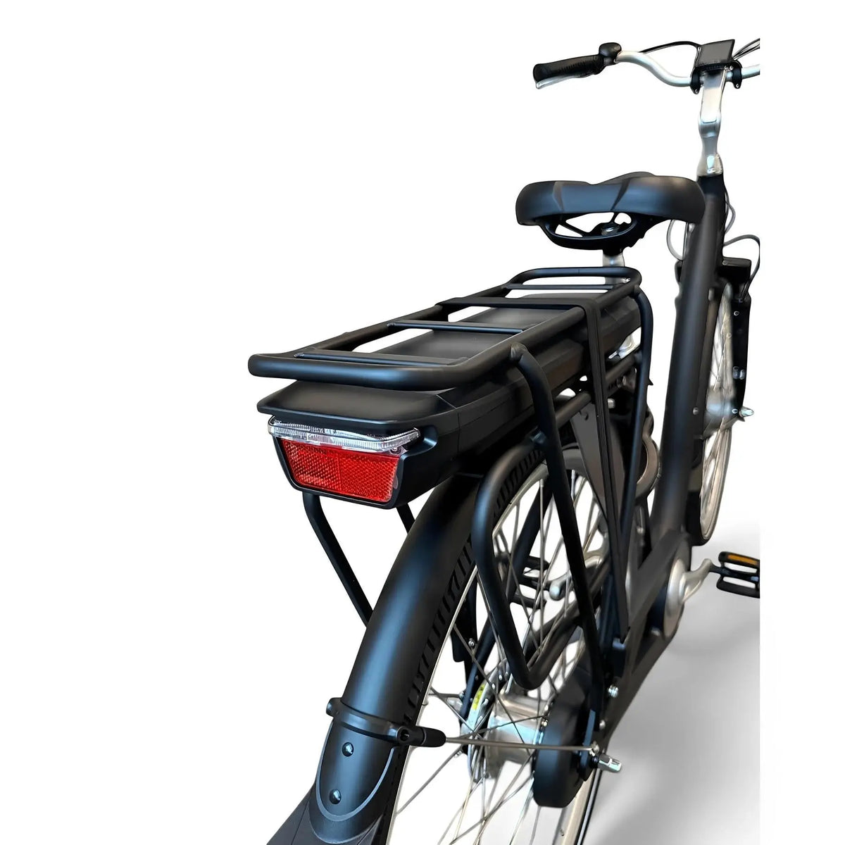 Vogue Comfort N7 Elektrische Fiets Mat zwart 468Wh Accu - E-bike - AE-trading