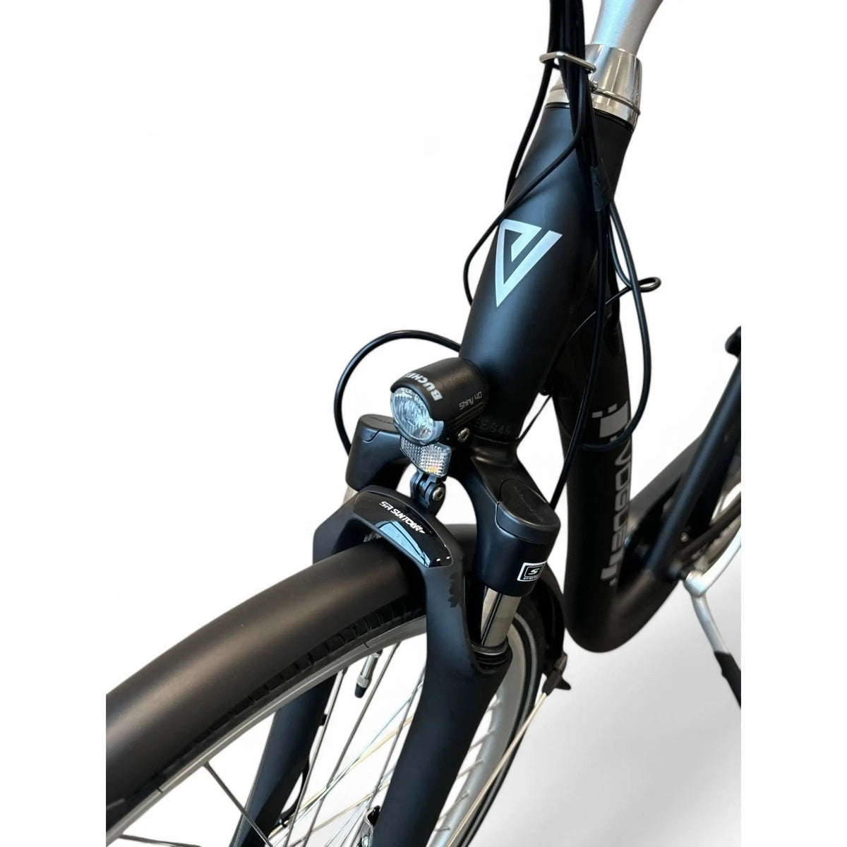 Vogue Comfort N7 Elektrische Fiets Mat zwart 468Wh Accu - E-bike - AE-trading