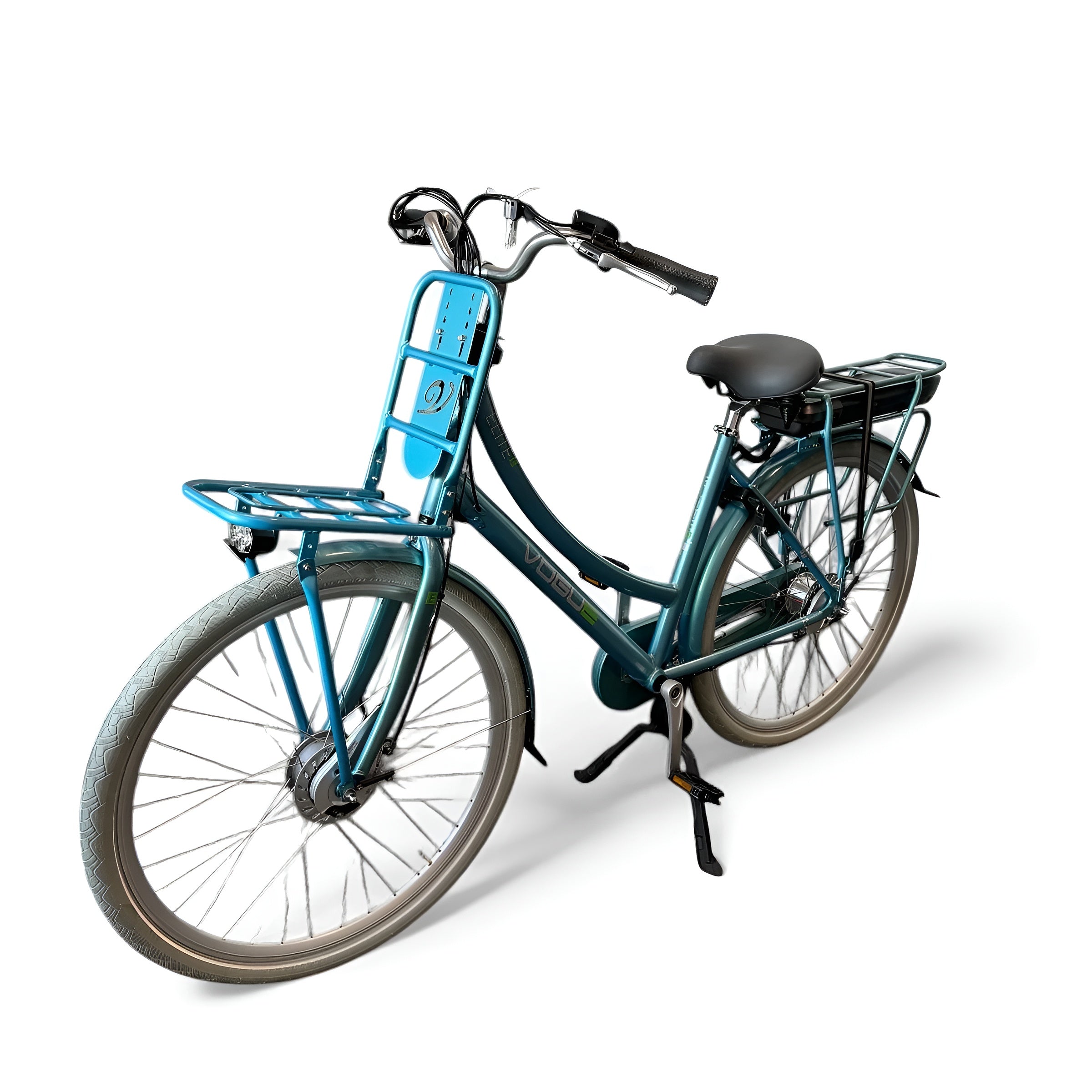 Vogue Elite 7 Elektrische Fiets 7 Versnellingen 57cm 13Ah Rollerbrake E-bike - Mint Blue - AE-trading