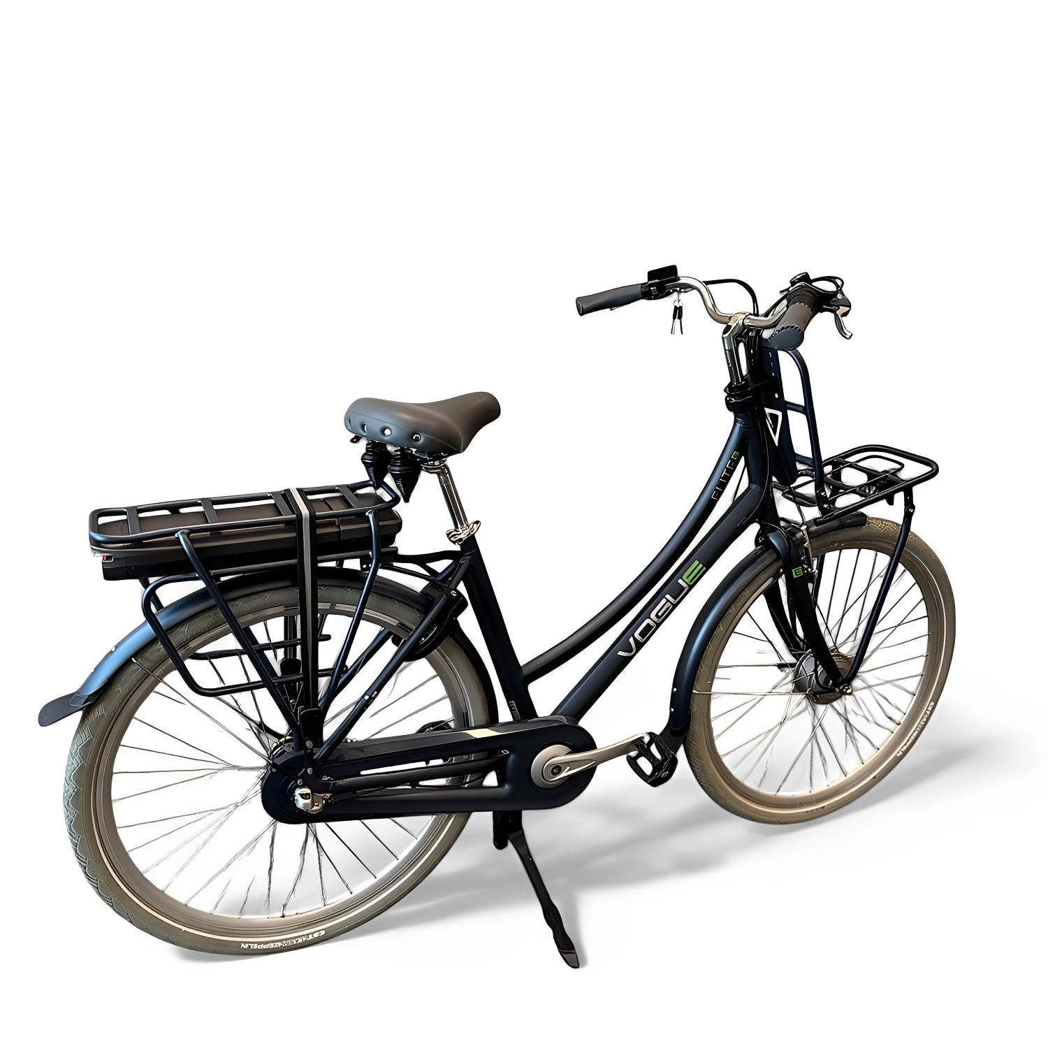 Vogue Elite Elektrische Fiets 3 versnellingen 13Ah 57cm E-bike - Jeans Blauw - AE-trading
