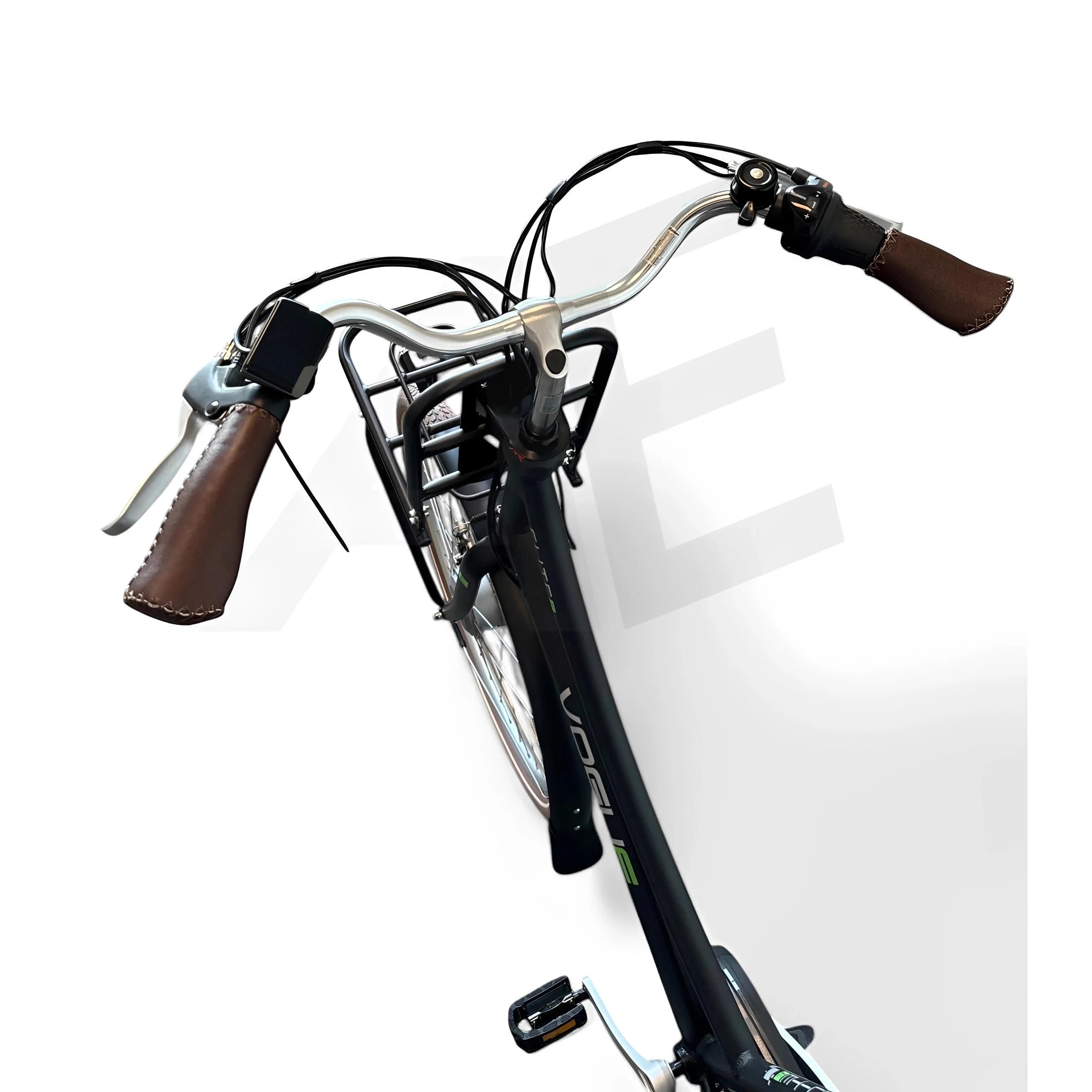 Vogue Elite Mid Elektrische Fiets Bafang M300 Transportfiets - Zwart - AE-trading