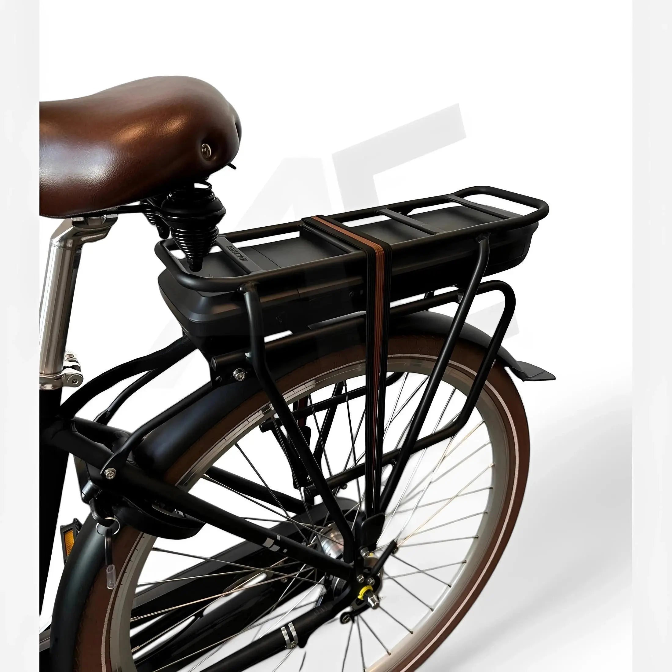 Vogue Elite Mid Elektrische Fiets Bafang M300 Transportfiets - Zwart - AE-trading
