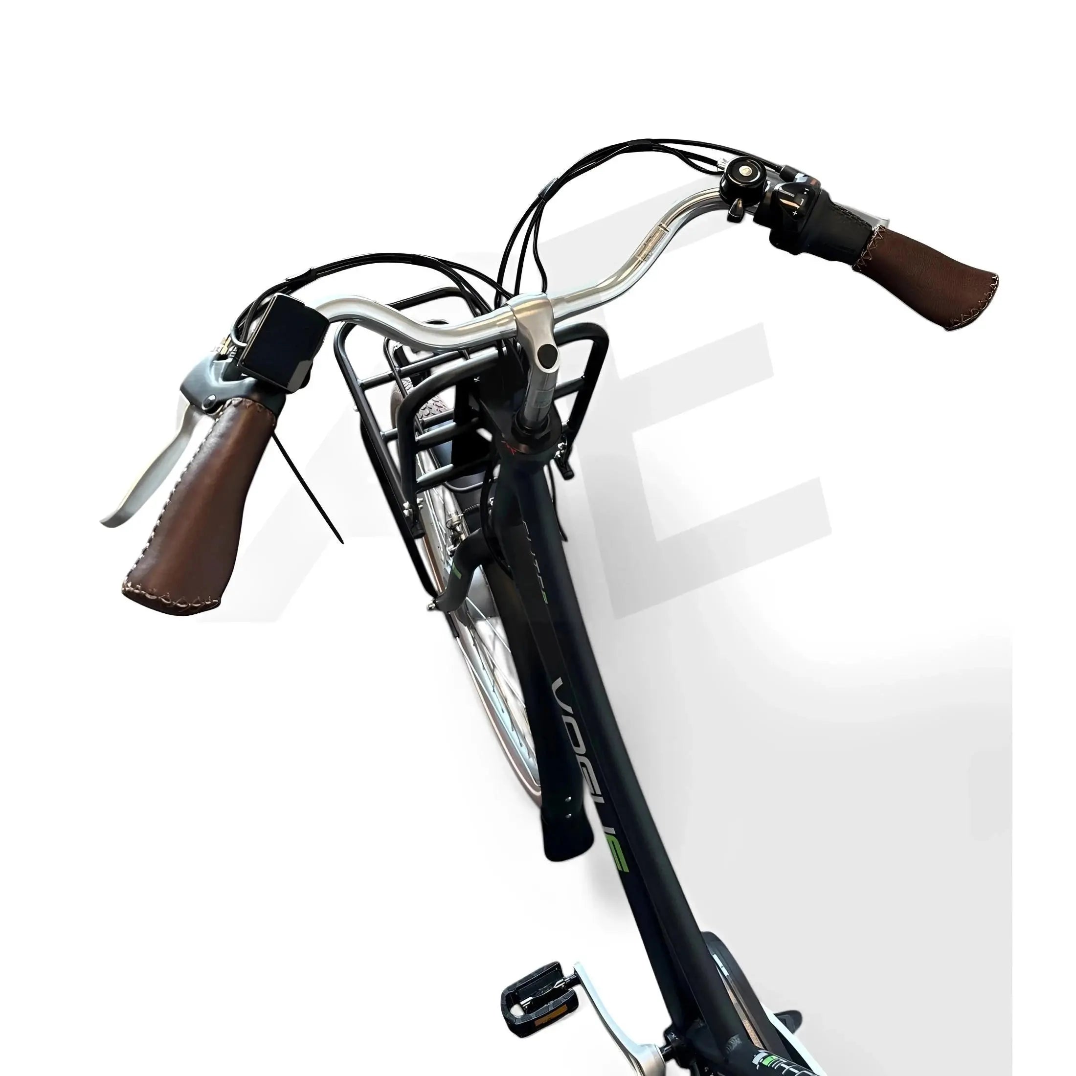 Vogue Elite Mid Elektrische Fiets Bafang M300 Transportfiets - Zwart - AE-trading