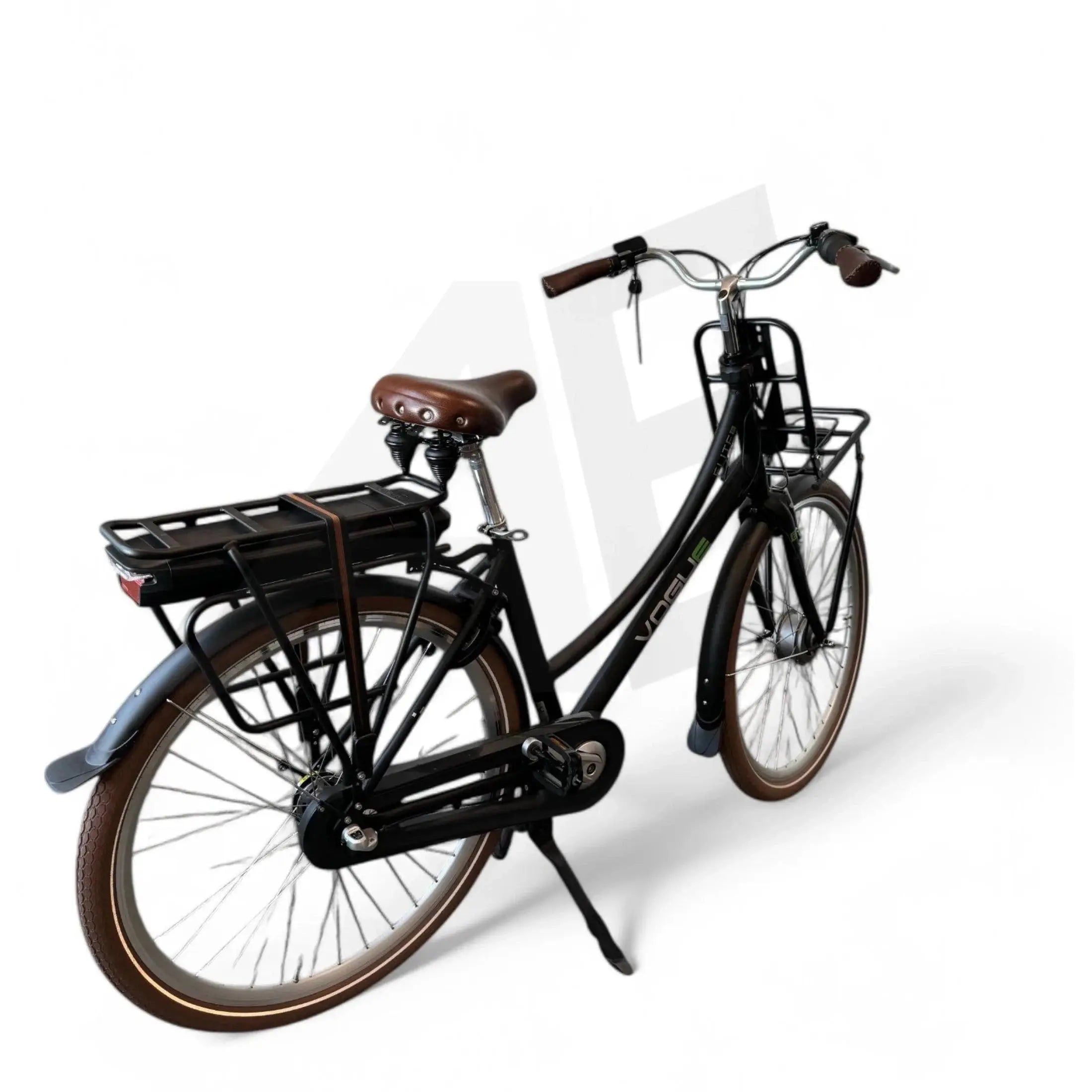 Vogue Elite Mid Elektrische Fiets Bafang M300 Transportfiets - Zwart - AE-trading