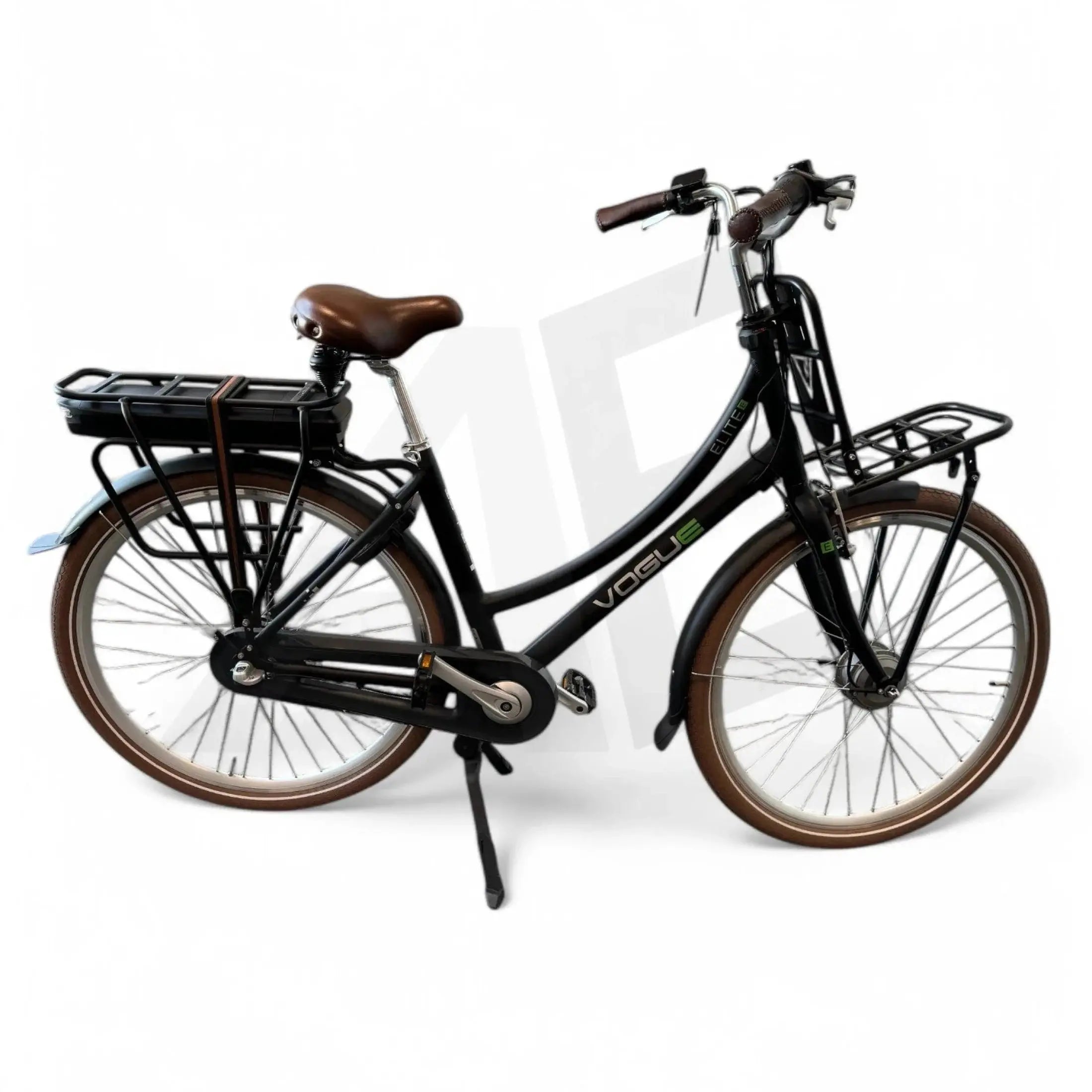 Vogue Elite Mid Elektrische Fiets Bafang M300 Transportfiets - Zwart - AE-trading