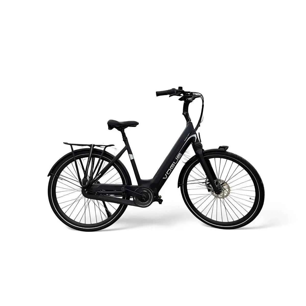 Vogue Excellent M420 8SP met Bafang Middenmotor 14.5Ah 522Wh - Zwart-grijs - 49cm - AE-trading
