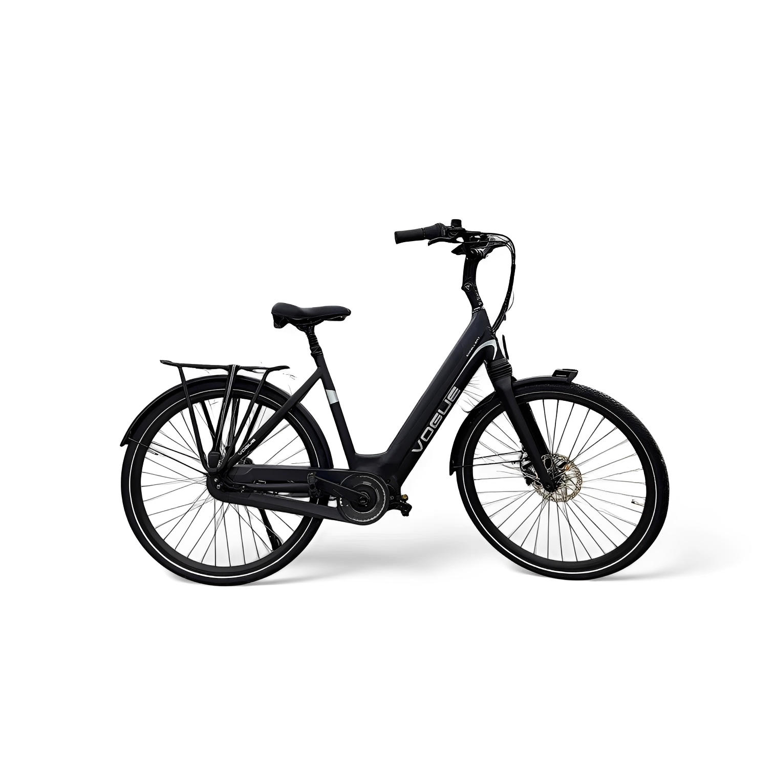 Vogue Excellent M420 8SP met Bafang Middenmotor 14.5Ah 522Wh - Zwart-Blauw - 53cm - AE-trading