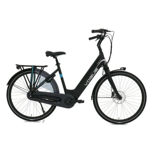 Vogue Excellent M420 8SP met Bafang Middenmotor 14.5Ah 522Wh - Zwart-Blauw - 53cm - AE-trading