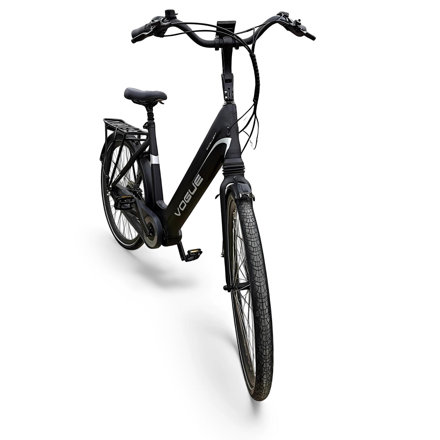 Vogue Excellent M420 8SP met Bafang Middenmotor 14.5Ah 522Wh - Zwart-Blauw - 53cm - AE-trading