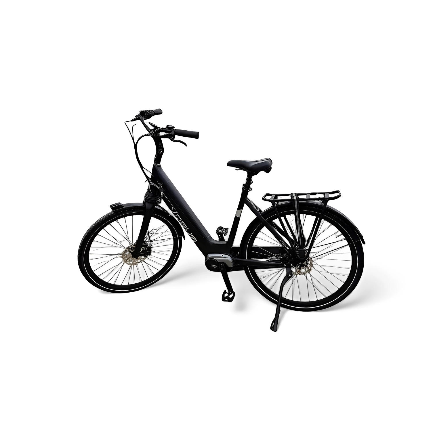 Vogue Excellent M420 8SP met Bafang Middenmotor 14.5Ah 522Wh - Zwart-Blauw - 53cm - AE-trading