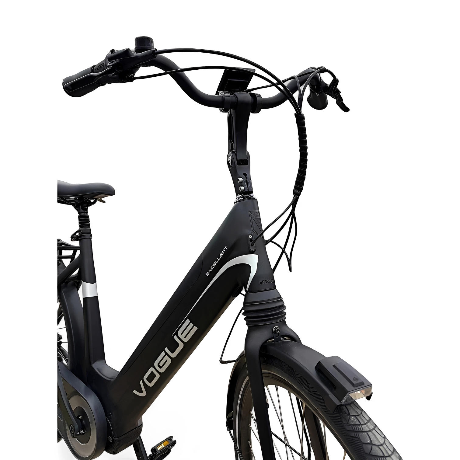 Vogue Excellent M420 8SP met Bafang Middenmotor 14.5Ah 522Wh - Zwart-Blauw - 53cm - AE-trading