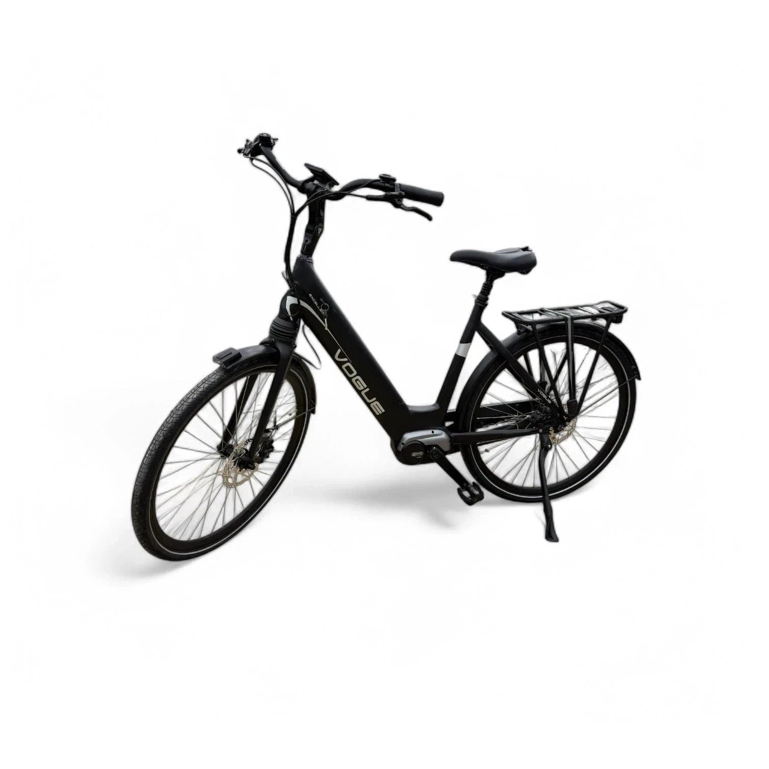 Vogue Excellent M420 8SP met Bafang Middenmotor 14.5Ah 522Wh - Zwart-Blauw - 53cm