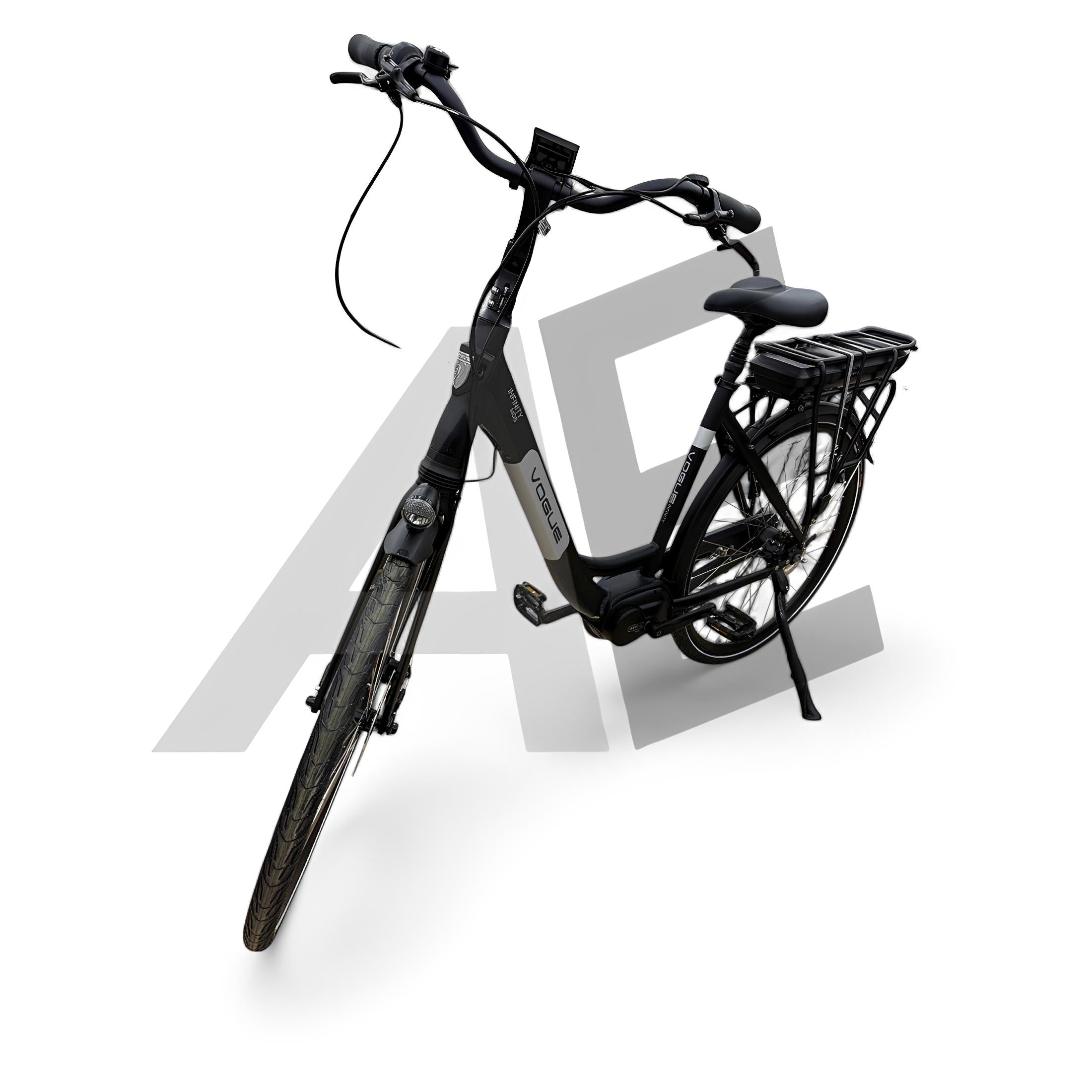 Vogue Infinity Elektrische Fiets Middenmotor Bafang M200 13Ah 468Wh 53cm met Hydraulische remmen - Mat Grijs - AE-trading