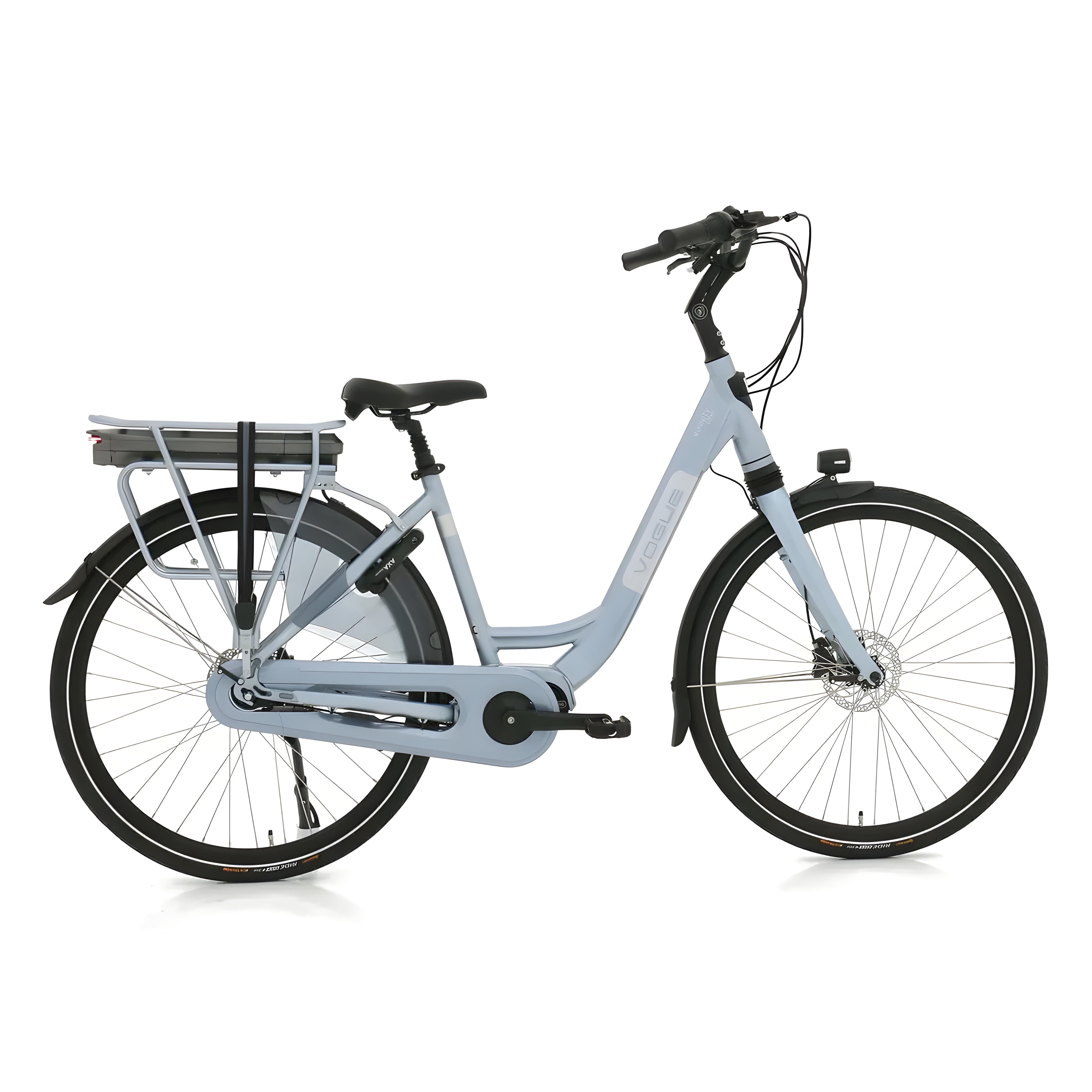 Vogue Infinity Elektrische Fiets Middenmotor Bafang M200 13Ah 468Wh 48cm met Hydraulische remmen - Silk-Blue - AE-trading