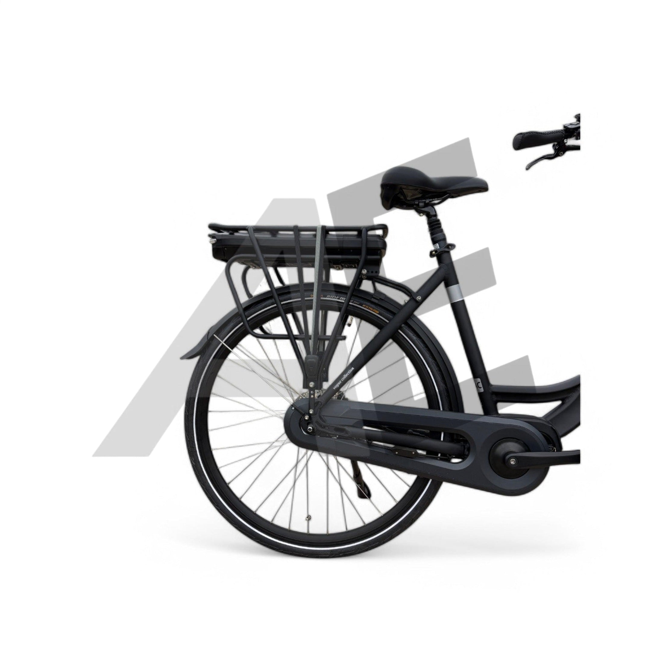 Vogue Infinity Elektrische Fiets Middenmotor Bafang M200 13Ah 468Wh 48cm met Hydraulische remmen - Mat Grijs - AE-trading