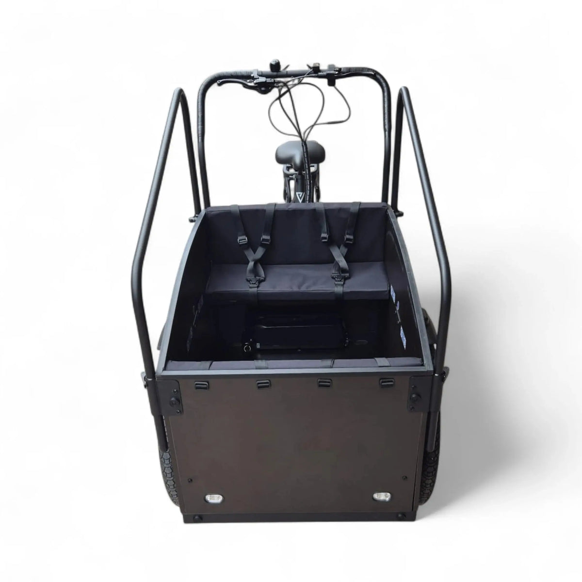 Vogue Journey Plus Elektrische Bakfiets - Mat Zwart met Zwarte Accenten - 48 cm - AE-trading