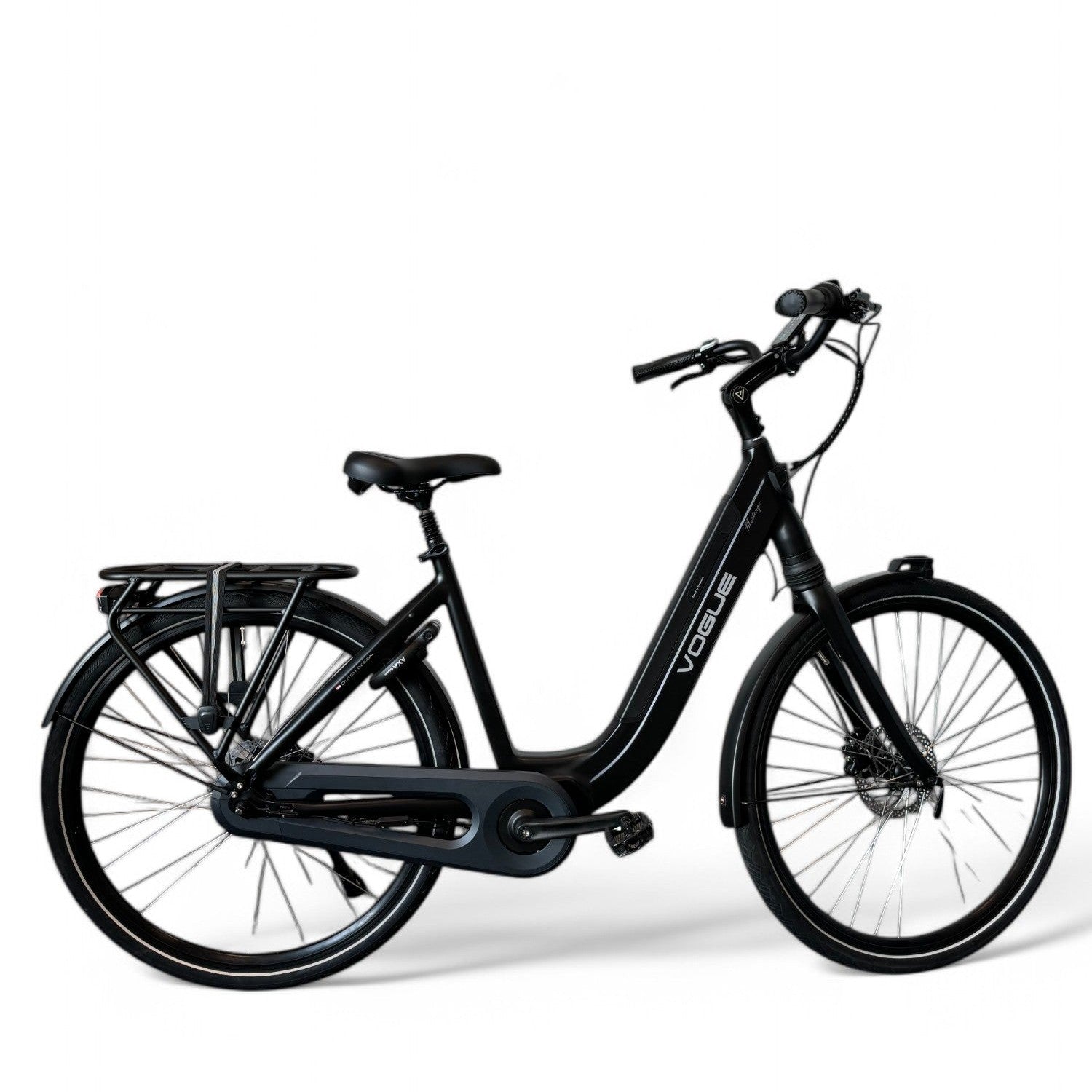Vogue Mestengo 46cm Elektrische Fiets Hydraulische Remmen met Middenmotor - Donker Blauw - AE-trading