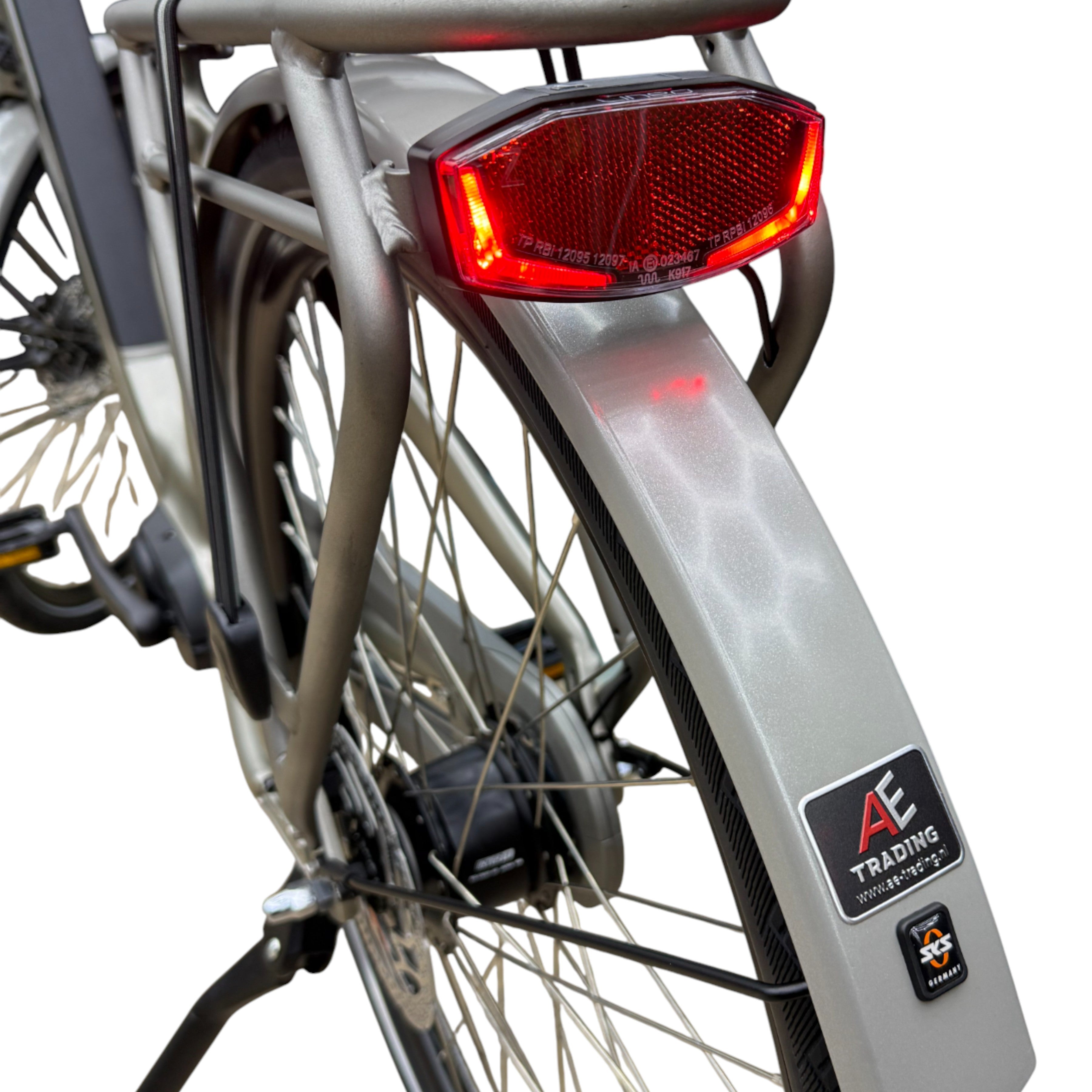 Vogue Mestengo 46cm Elektrische Fiets Hydraulische Remmen met Middenmotor - Mat Grijs - AE-trading