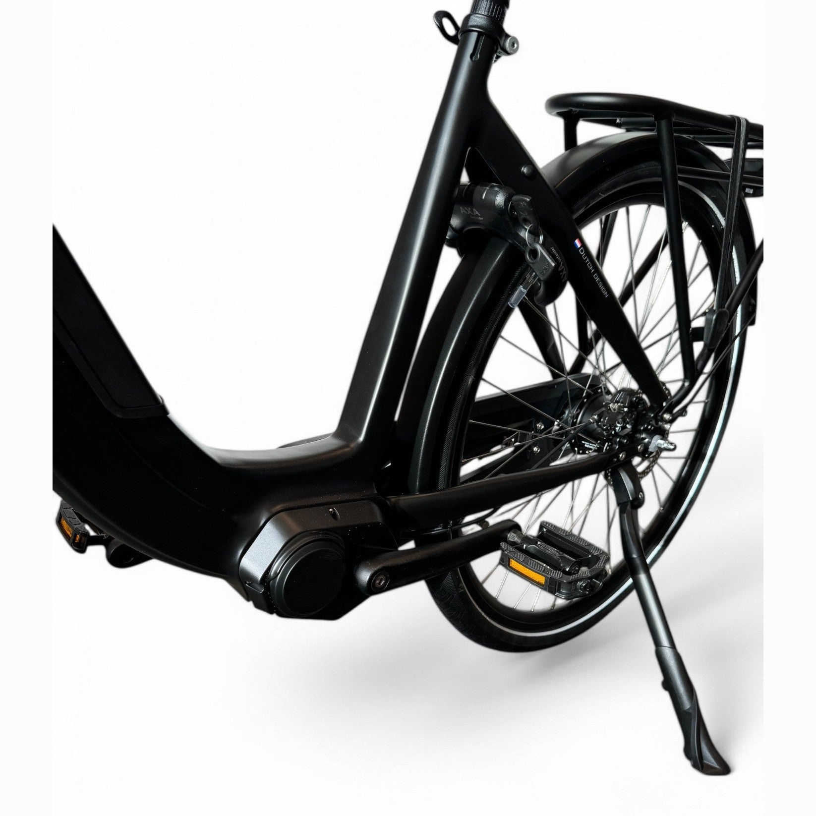Vogue Mestengo 46cm Elektrische Fiets Hydraulische Remmen met Middenmotor - Mat Zwart - AE-trading