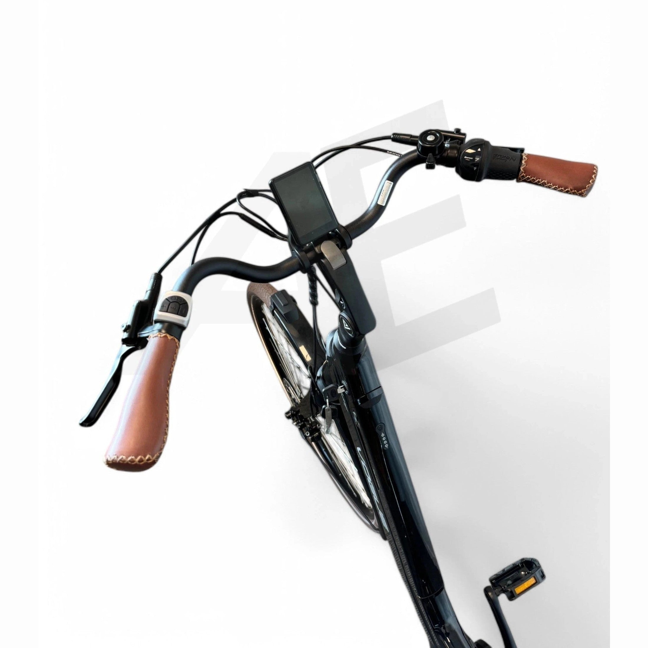 Vogue Mestengo 50cm Elektrische Fiets Hydraulische Remmen met Middenmotor - Glans Zwart - AE-trading