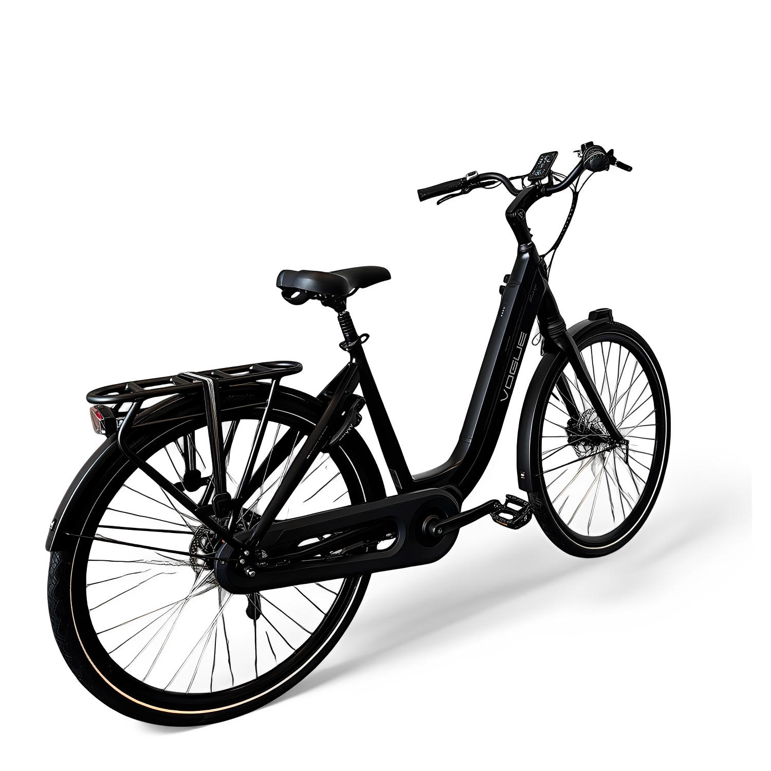 Vogue Mestengo 46cm Elektrische Fiets Hydraulische Remmen met Middenmotor - Donker Blauw - AE-trading