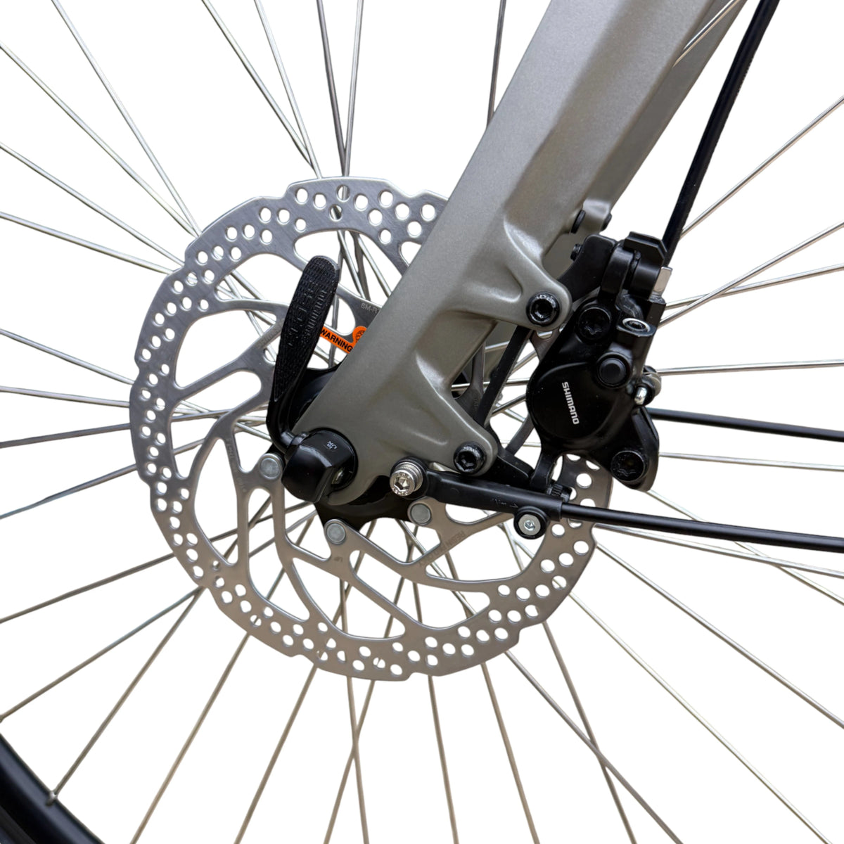 Vogue Mestengo 46cm Elektrische Fiets Hydraulische Remmen met Middenmotor - Mat Grijs - AE-trading