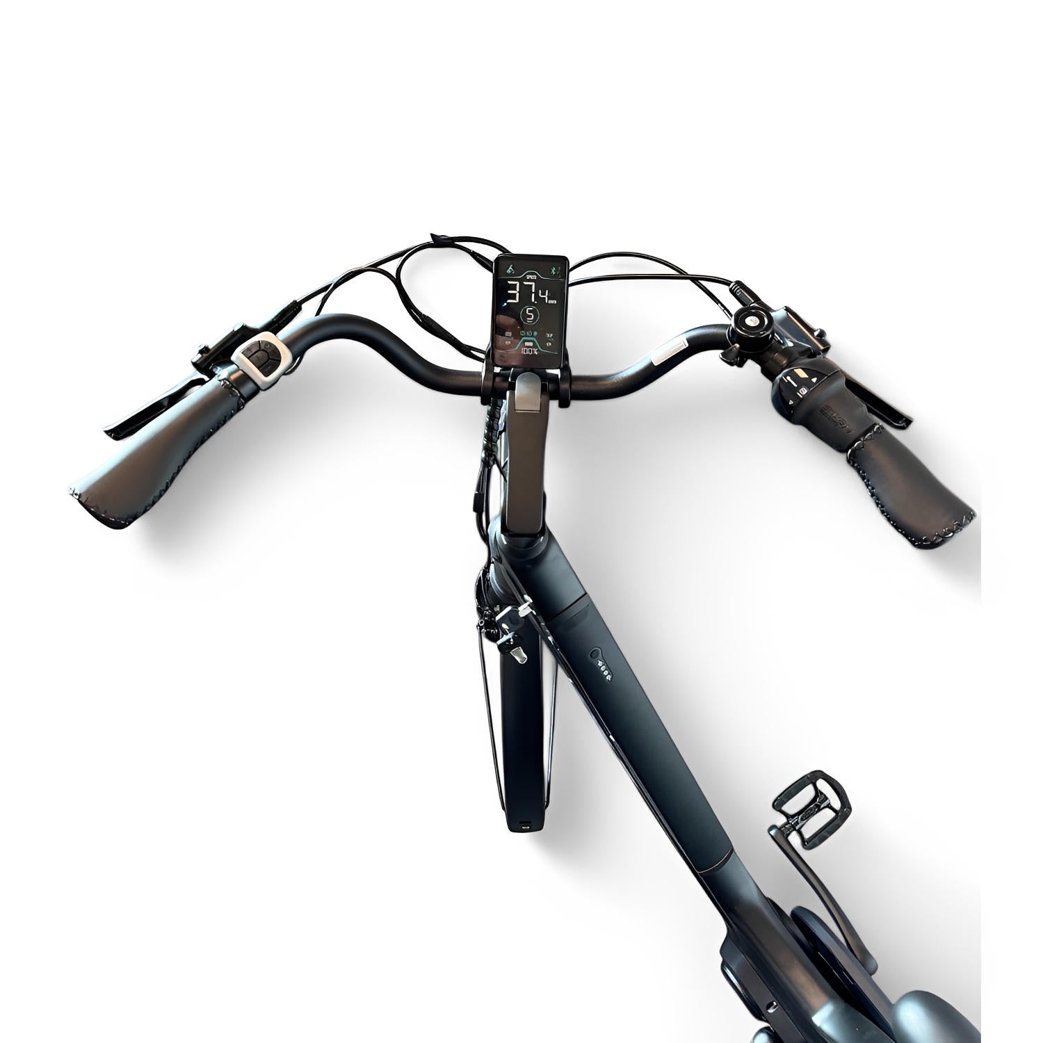 Vogue Mestengo 50cm Elektrische Fiets Hydraulische Remmen met Middenmotor - Mat Zwart - AE-trading