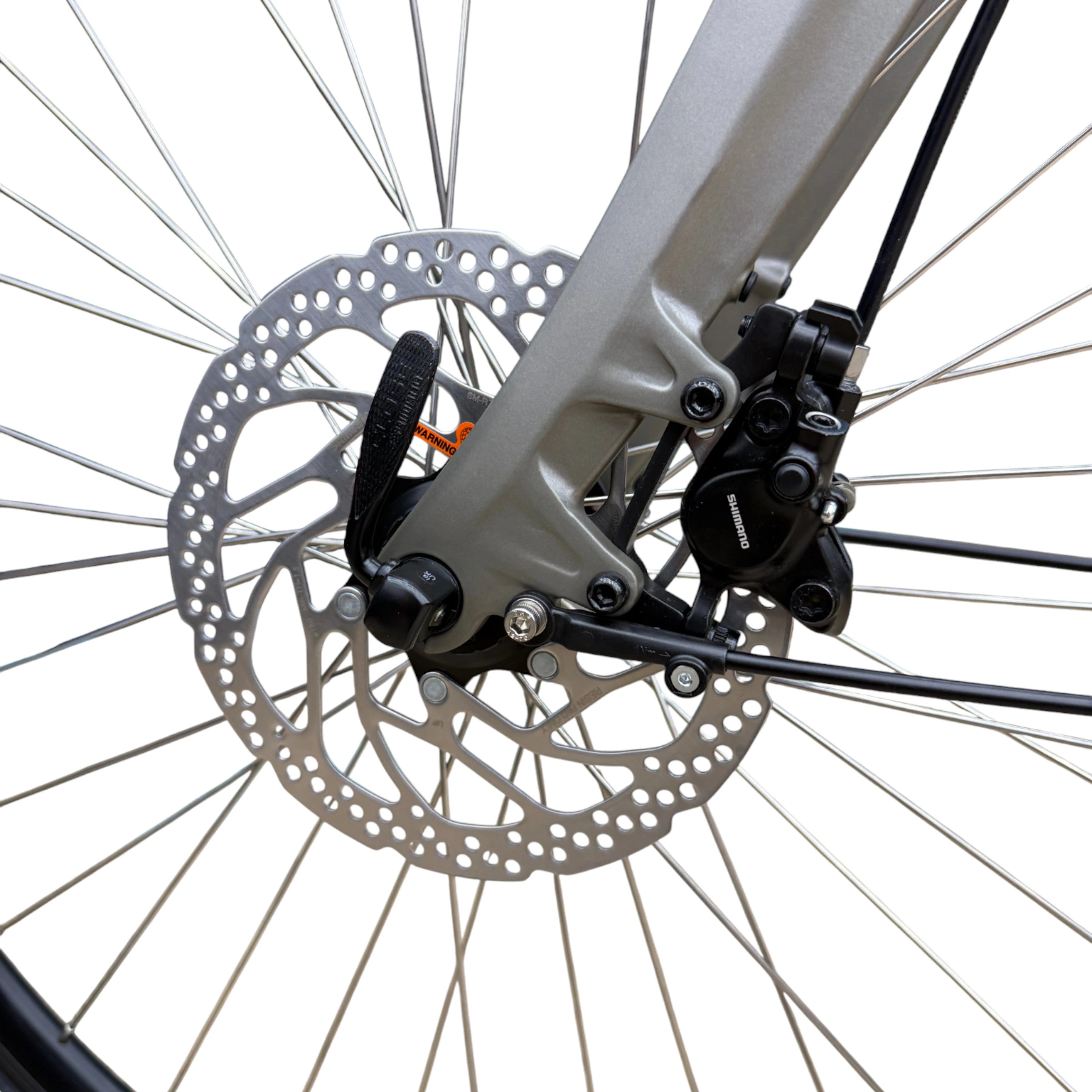 Vogue Mestengo 50cm Elektrische Fiets Hydraulische Remmen met Middenmotor - Mat Grijs - AE-trading