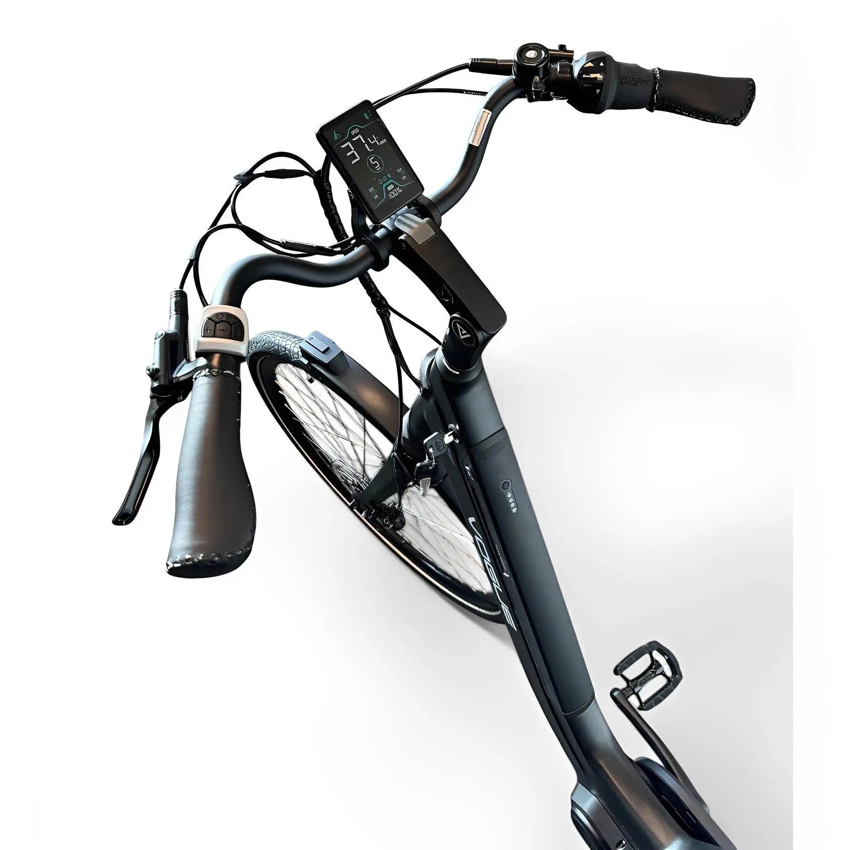 Vogue Mestengo 50cm Elektrische Fiets Hydraulische Remmen met Middenmotor - Mat Zwart - AE-trading