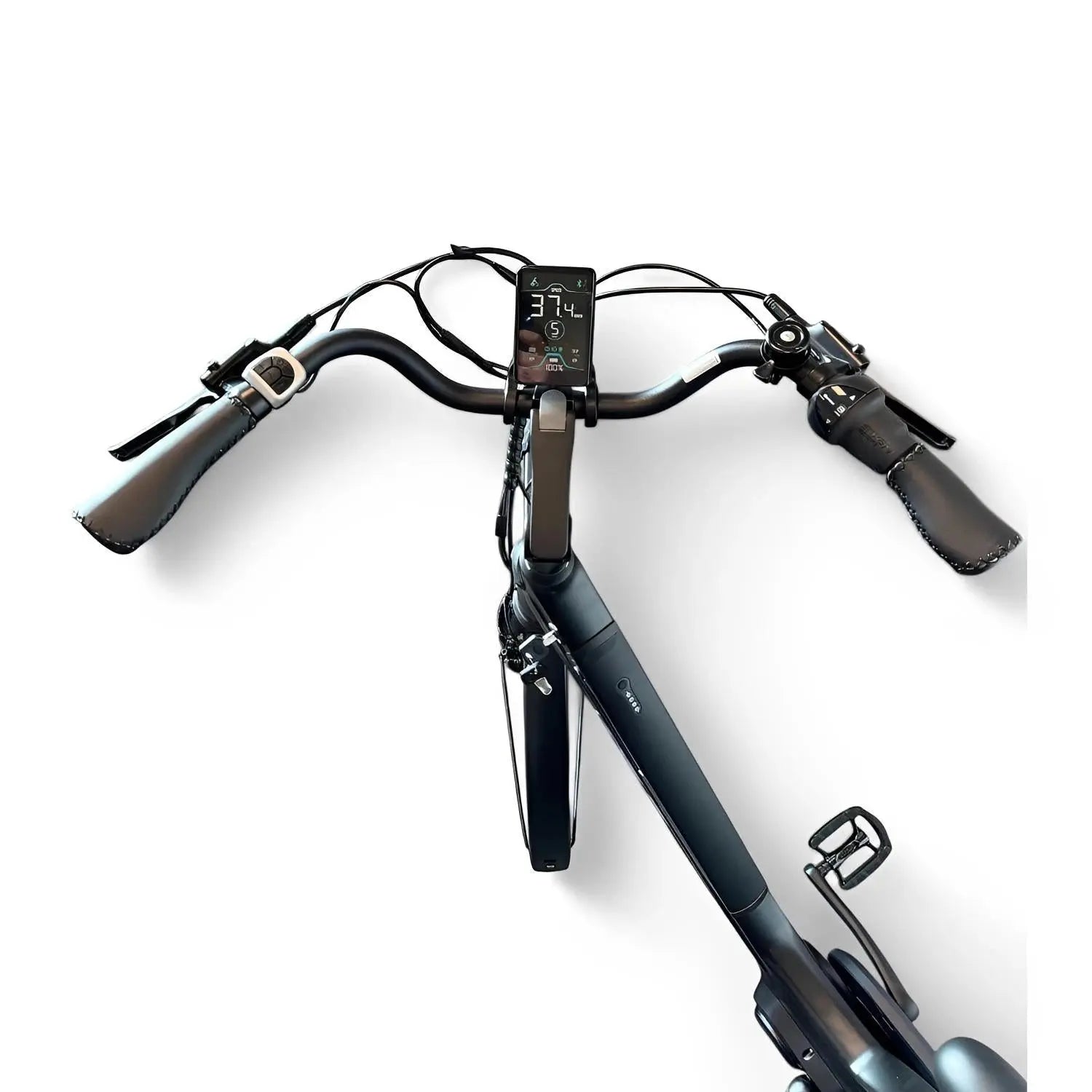 Vogue Mestengo 50cm Elektrische Fiets Hydraulische Remmen met Middenmotor - Mat Zwart - AE-trading