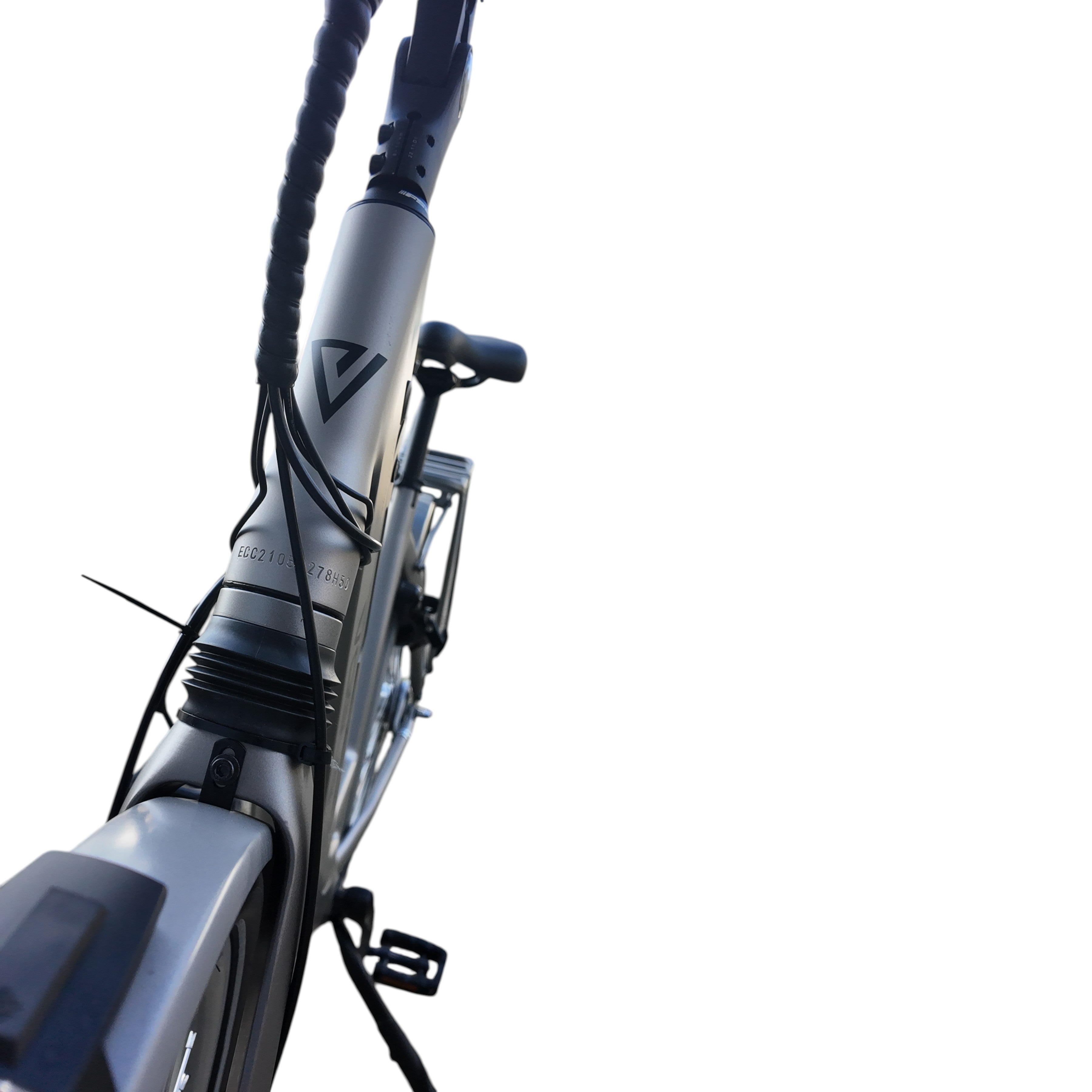 Vogue Mestengo Voorwielmotor Elektrische Fiets - Mat Grijs - Framemaat 50cm