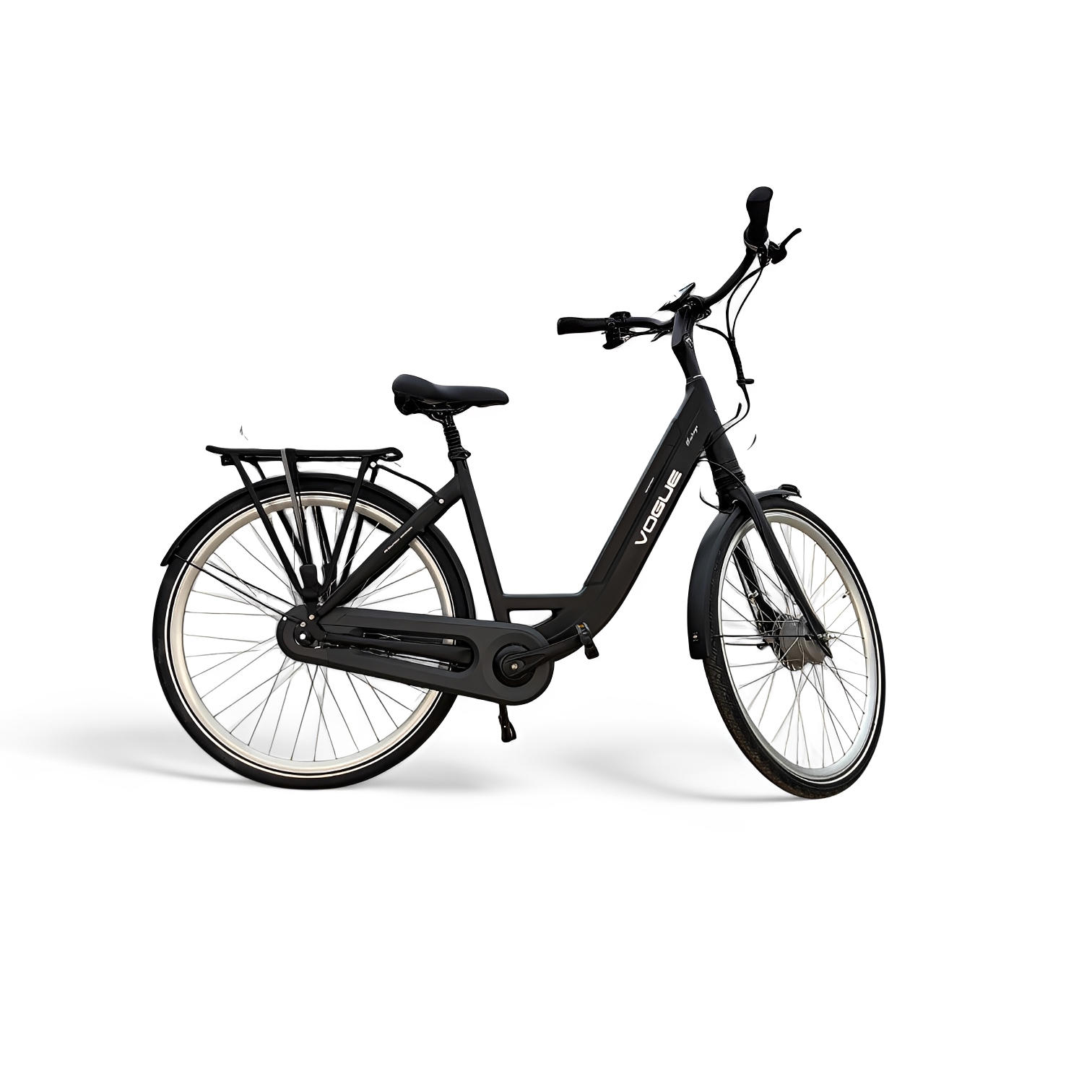 Vogue Mestengo Voorwielmotor - Elektrische Fiets - Mat Zwart - 50cm - AE-trading