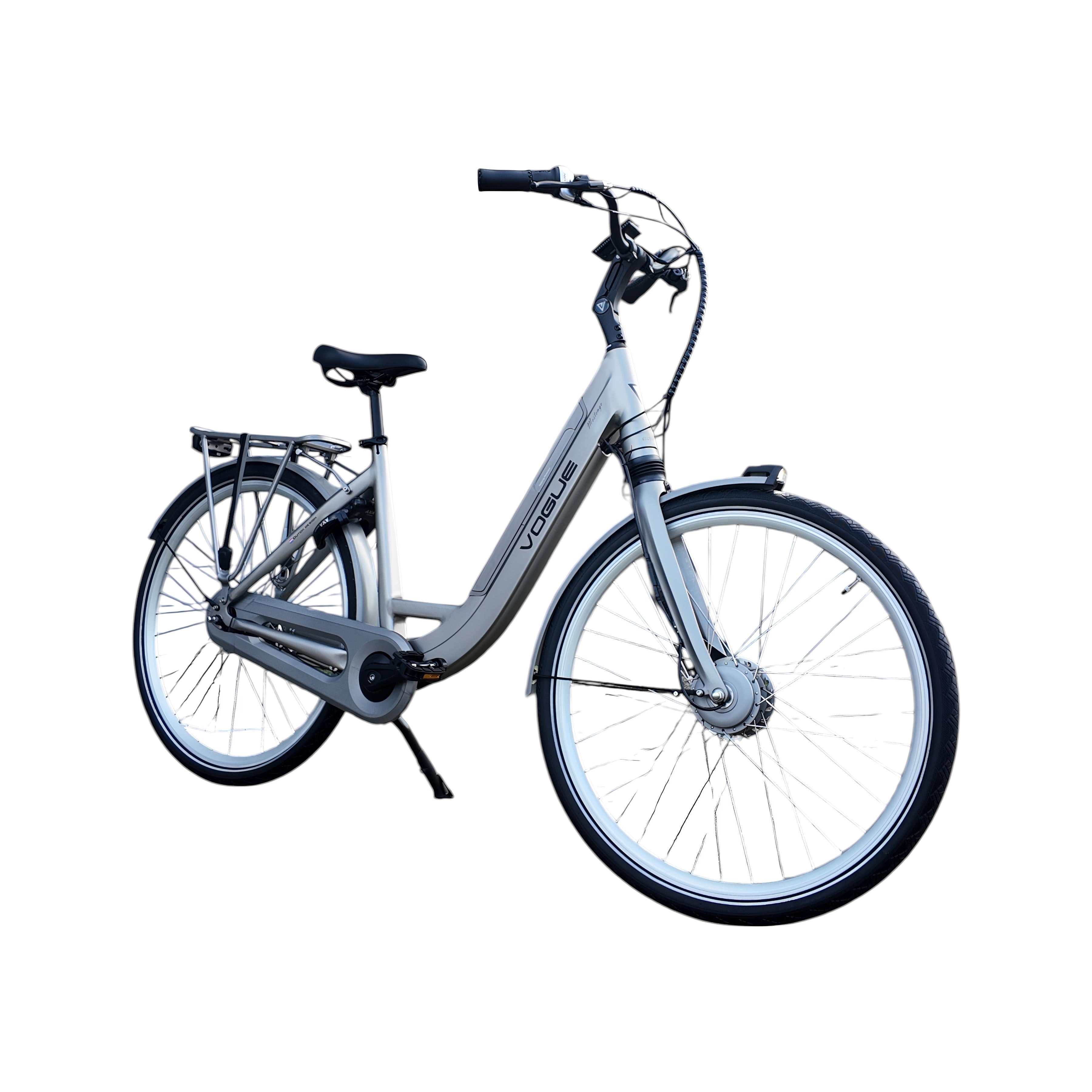 Vogue Mestengo Voorwielmotor Elektrische Fiets - Mat Grijs - Framemaat 50cm - AE-trading