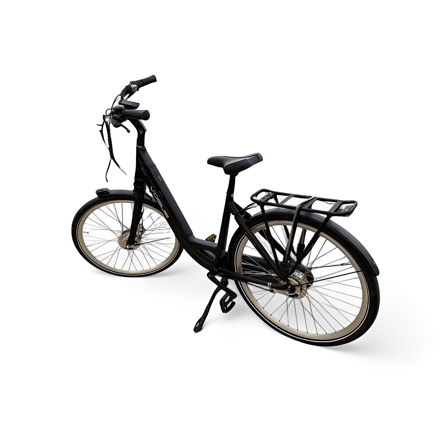 Vogue Mestengo Voorwielmotor - Elektrische Fiets - Mat Zwart - 50cm - AE-trading