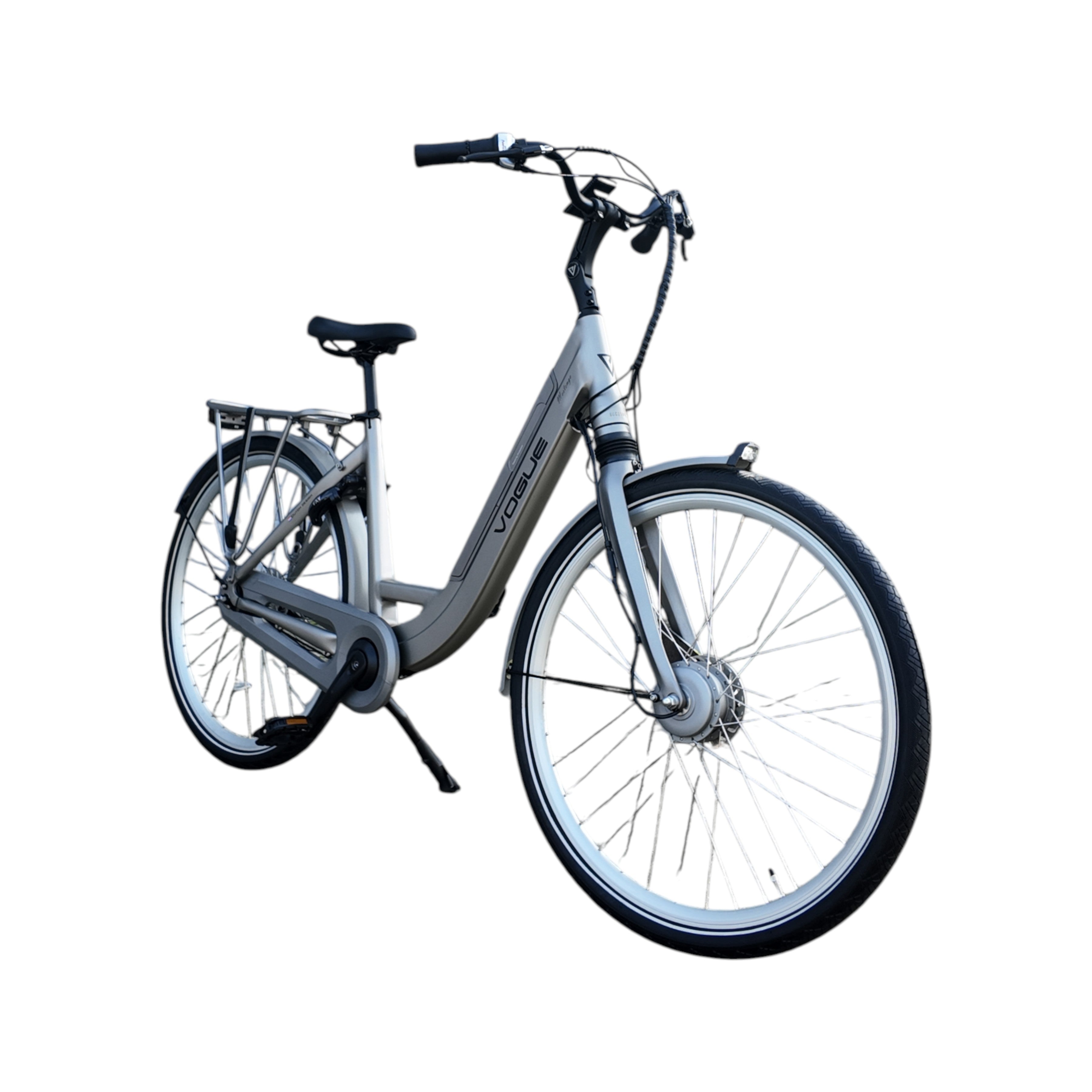 Vogue Mestengo Voorwielmotor Elektrische Fiets - Mat Grijs - Framemaat 50cm