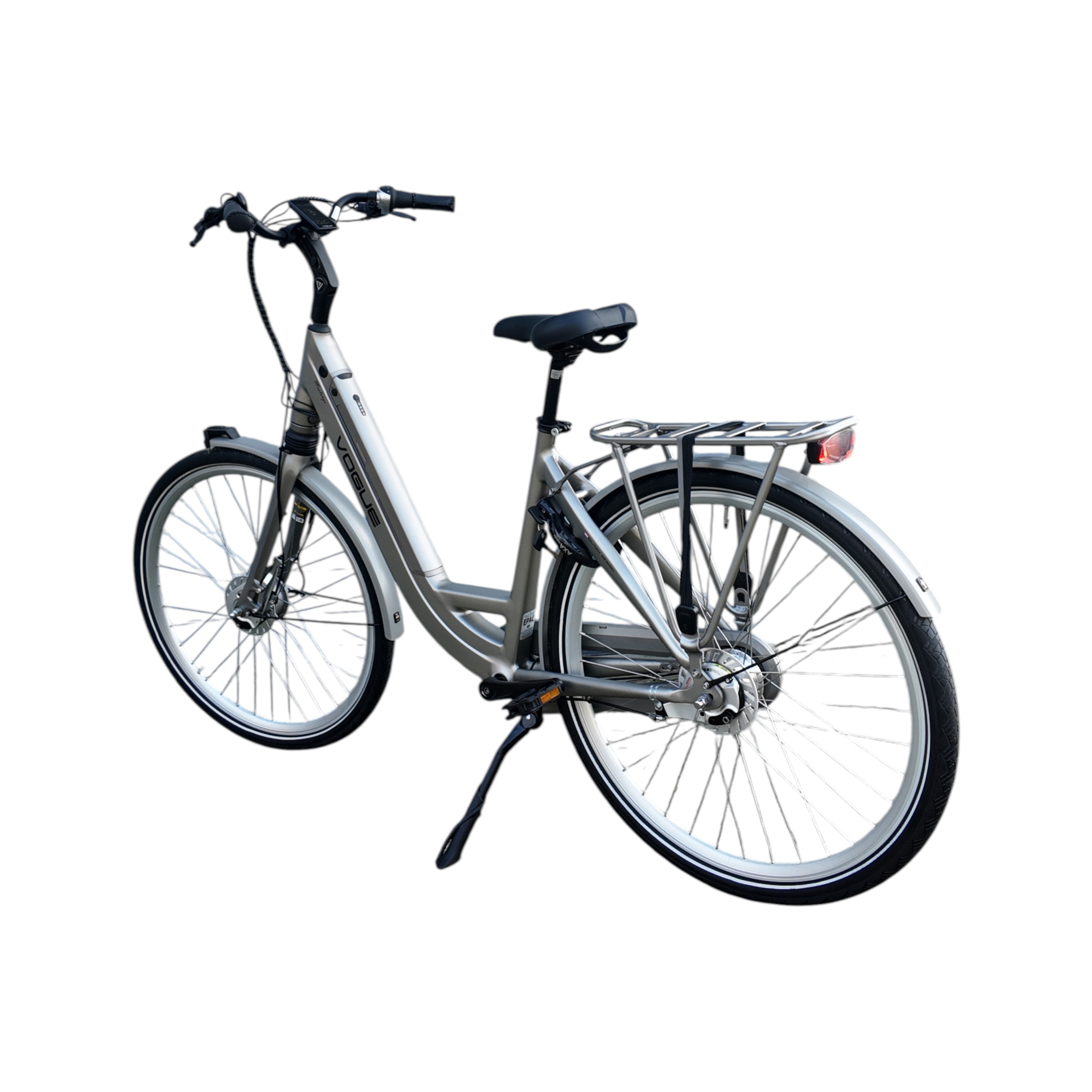 Vogue Mestengo Voorwielmotor Elektrische Fiets - Mat Grijs - Framemaat 50cm