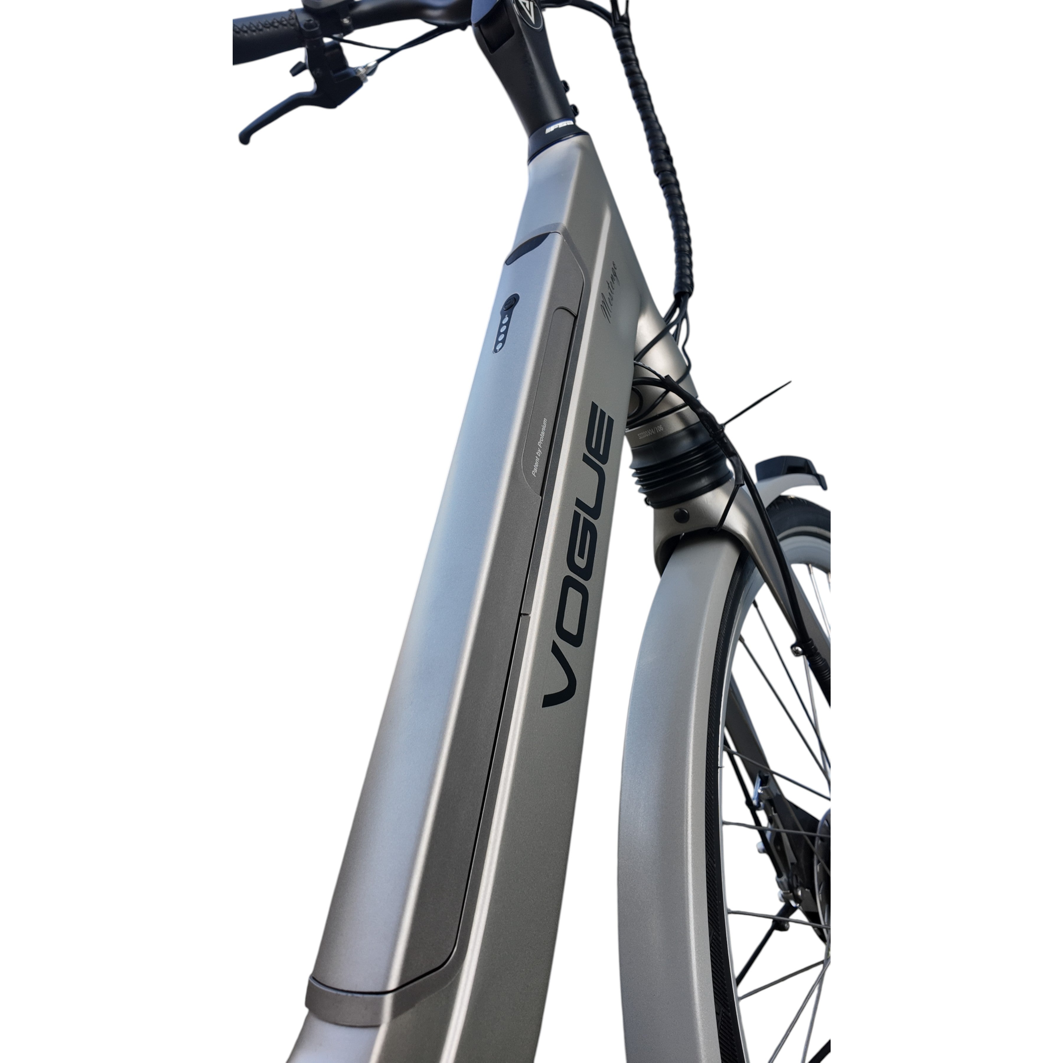 Vogue Mestengo Voorwielmotor Elektrische Fiets - Mat Grijs - Framemaat 50cm