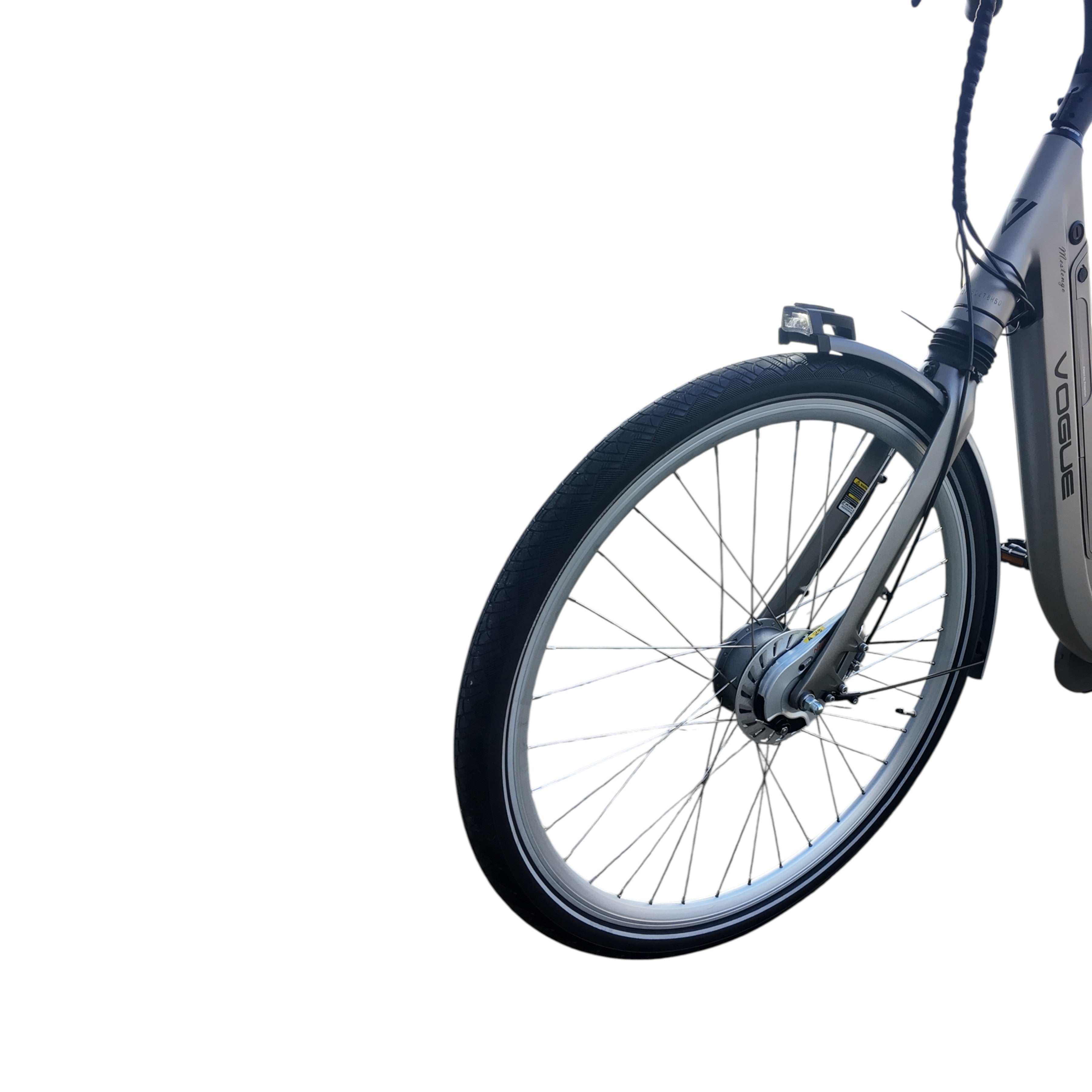 Vogue Mestengo Voorwielmotor Elektrische Fiets - Mat Grijs - Framemaat 50cm