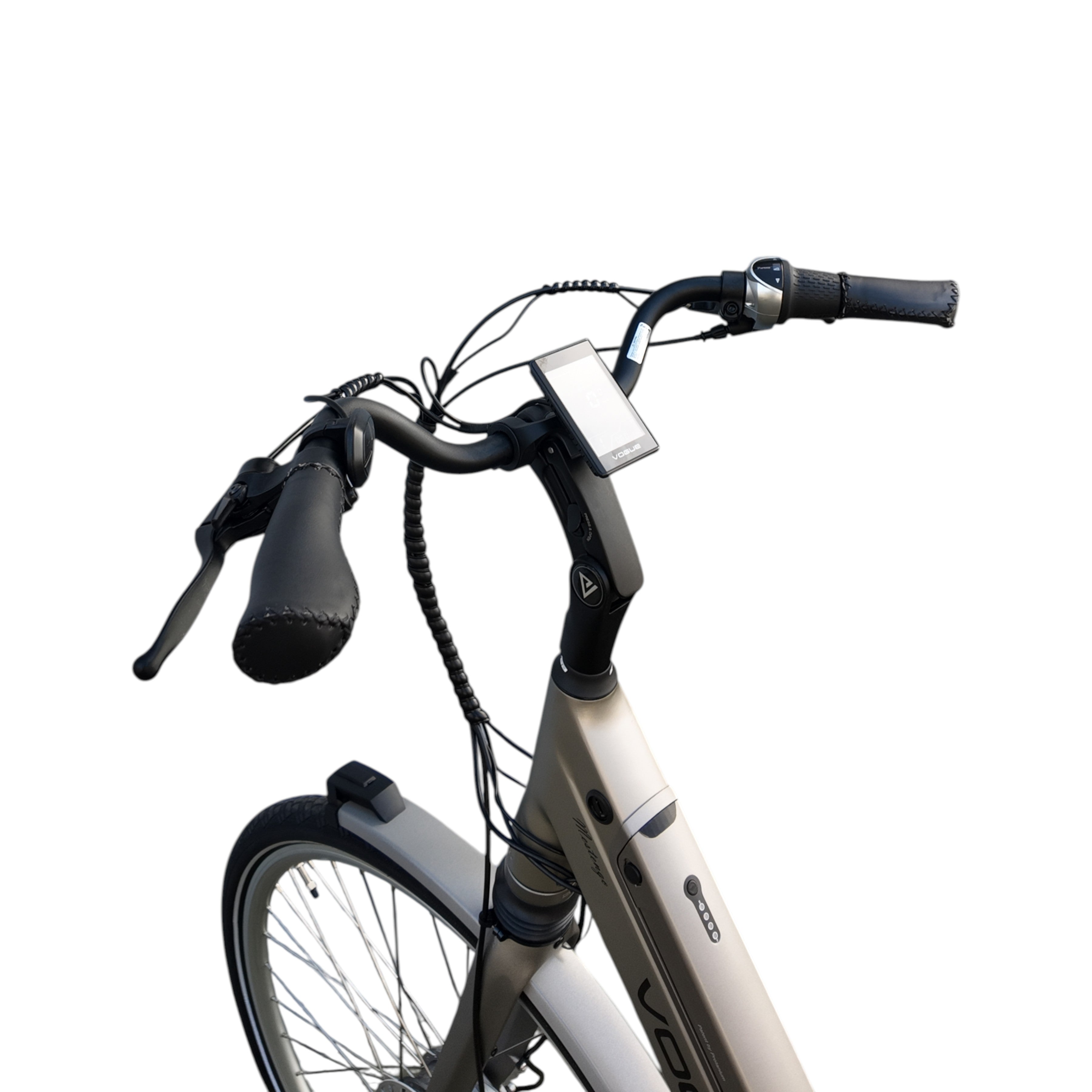 Vogue Mestengo Voorwielmotor Elektrische Fiets - Mat Grijs - Framemaat 50cm