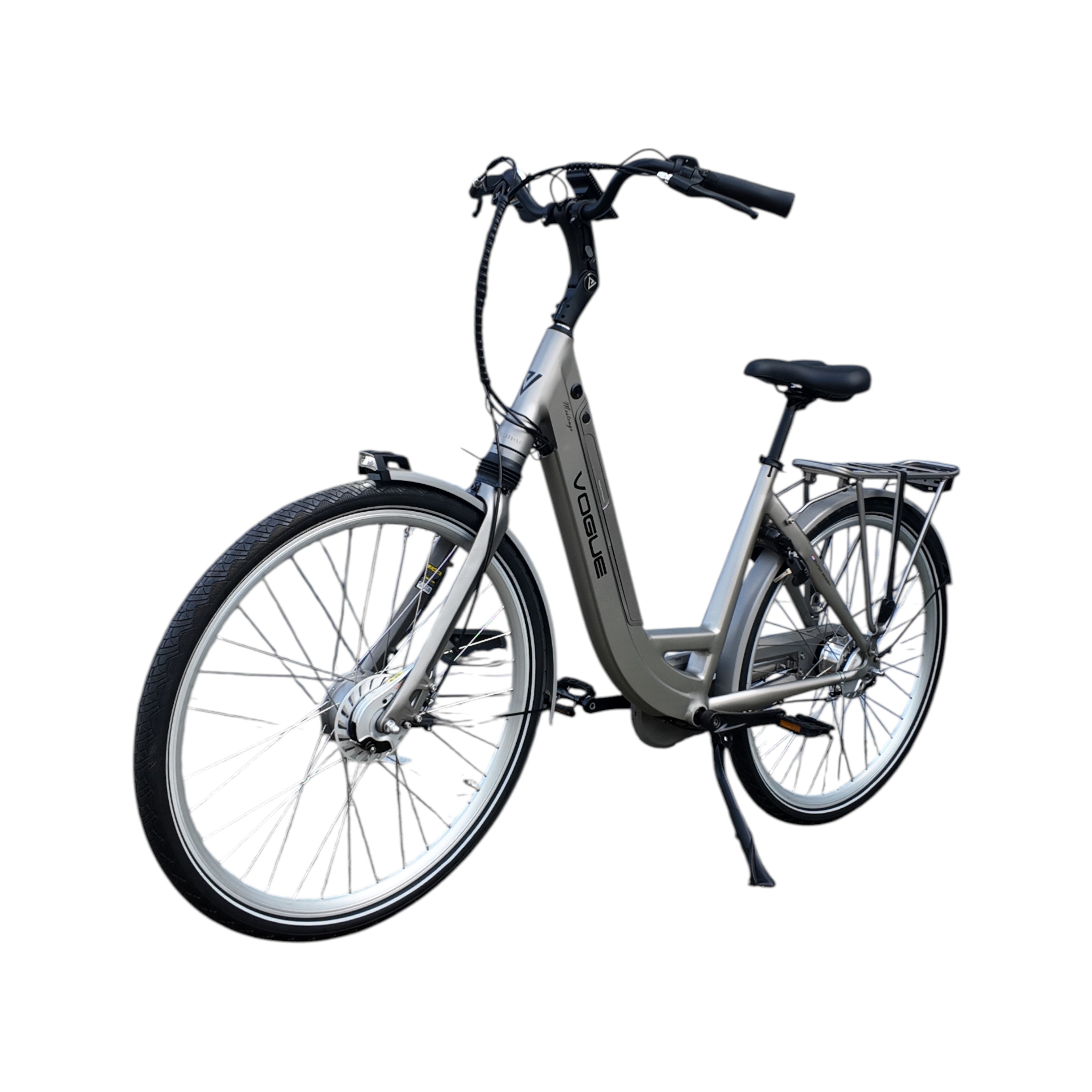 Vogue Mestengo Voorwielmotor Elektrische Fiets - Mat Grijs - Framemaat 50cm