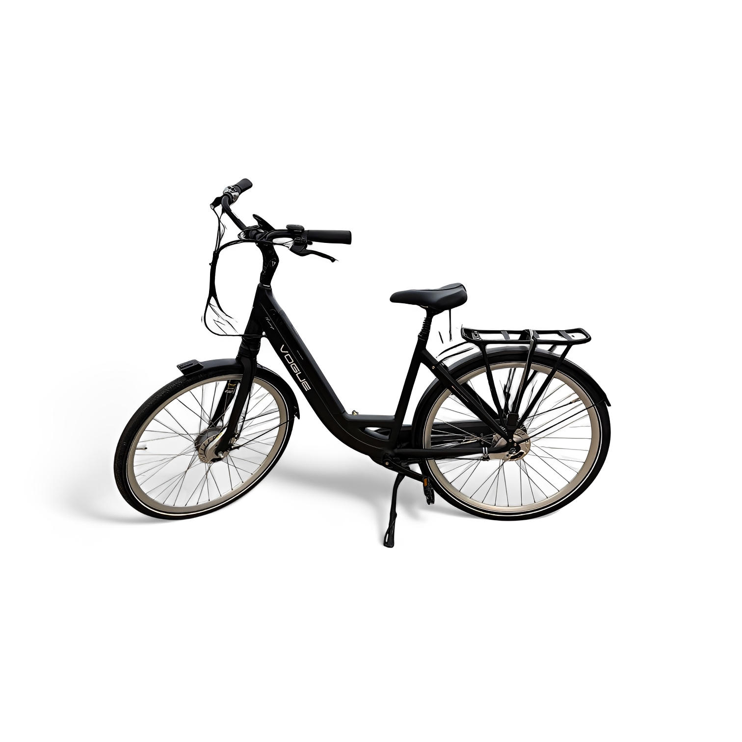 Vogue Mestengo Voorwielmotor - Elektrische Fiets - Mat Zwart - 50cm - AE-trading