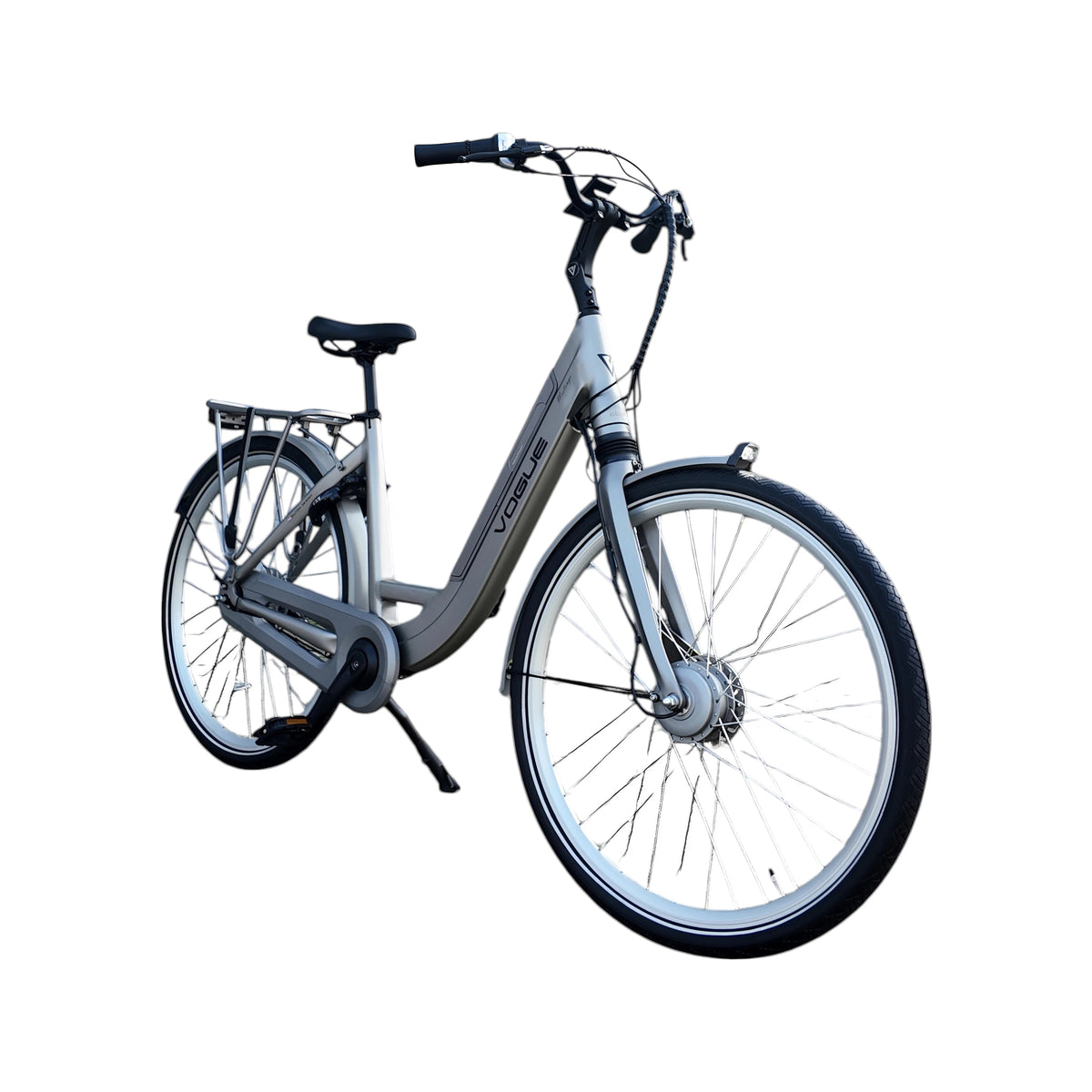 Vogue Mestengo Voorwielmotor Elektrische Fiets - Mat Grijs - Framemaat 50cm - AE-trading