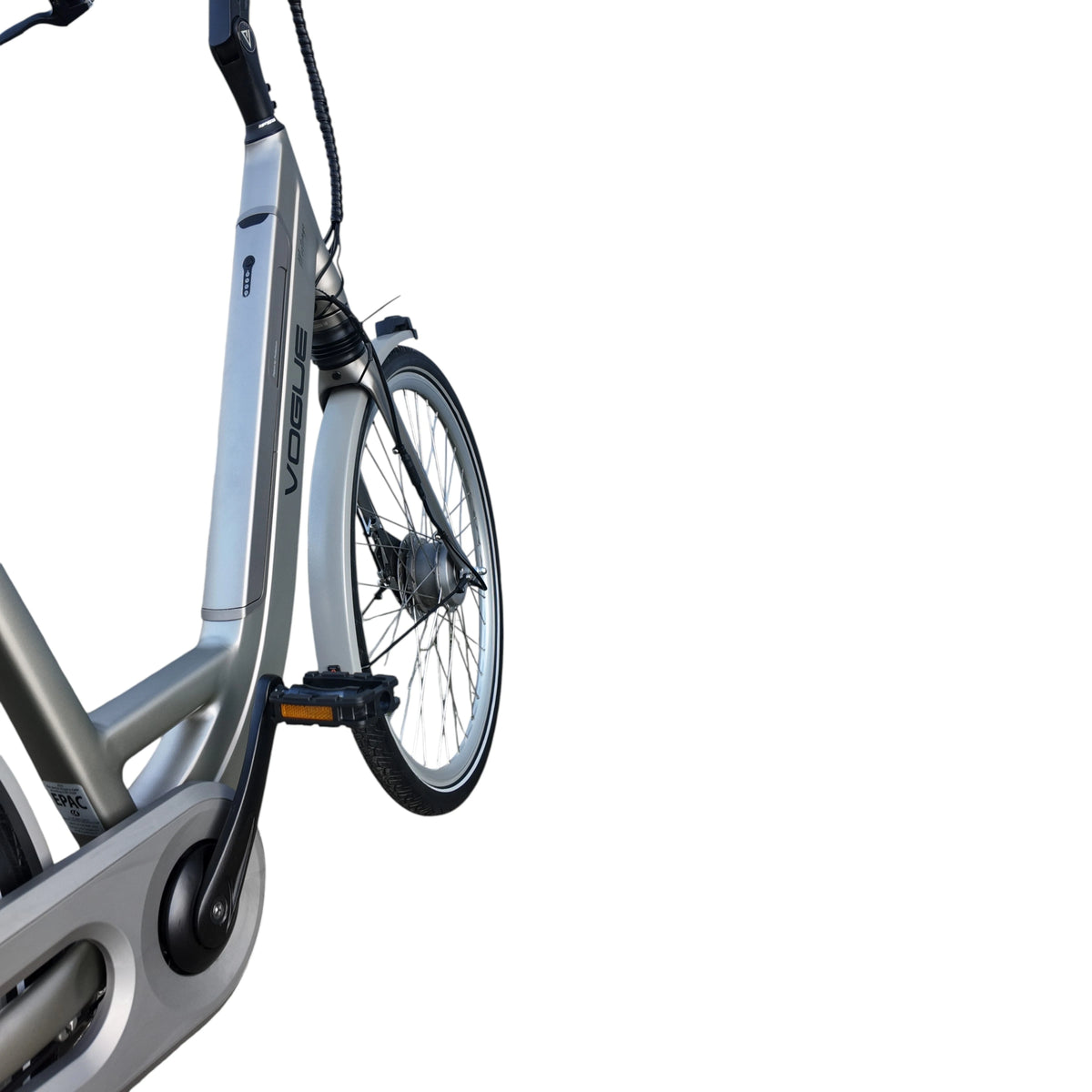 Vogue Mestengo Voorwielmotor Elektrische Fiets - Mat Grijs - Framemaat 50cm - AE-trading