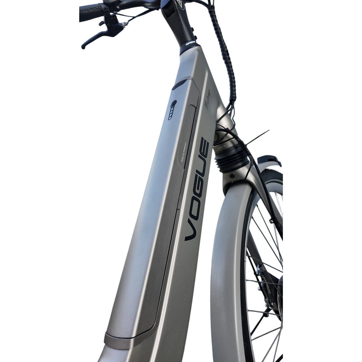 Vogue Mestengo Voorwielmotor Elektrische Fiets - Mat Grijs - Framemaat 50cm - AE-trading