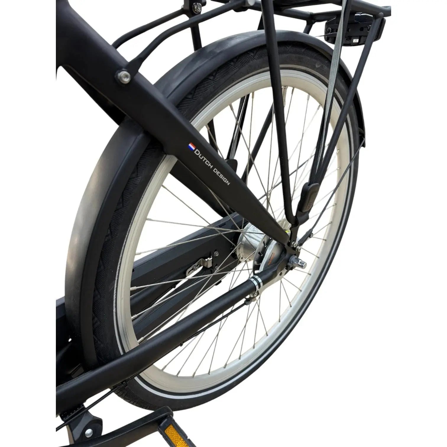 Vogue Mestengo Voorwielmotor - Elektrische Fiets - Mat Zwart - 50cm - AE-trading