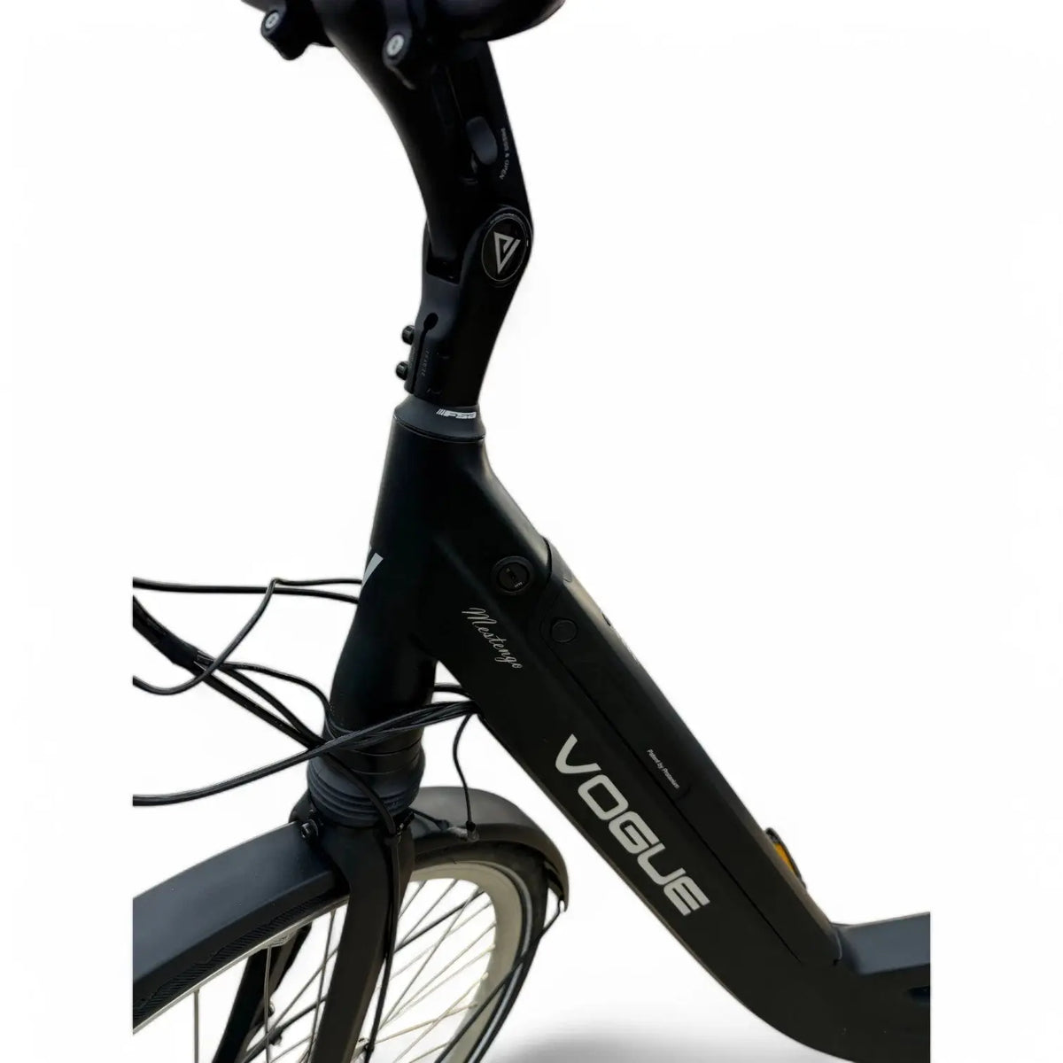 Vogue Mestengo Voorwielmotor - Elektrische Fiets - Mat Zwart - 50cm - AE-trading