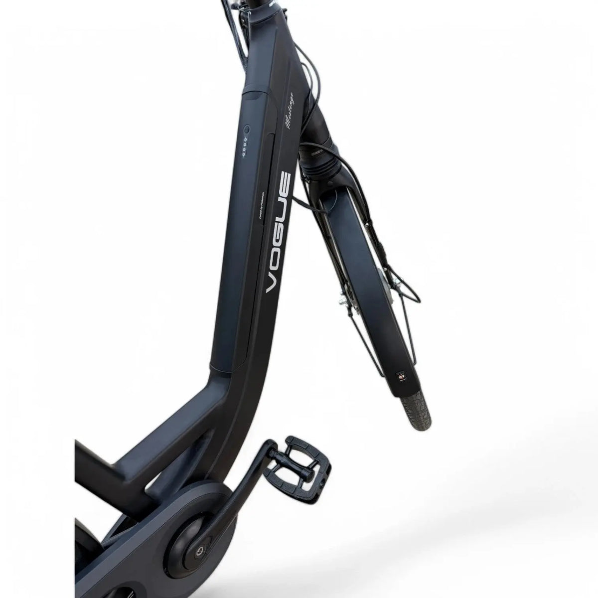 Vogue Mestengo Voorwielmotor - Elektrische Fiets - Mat Zwart - 50cm - AE-trading