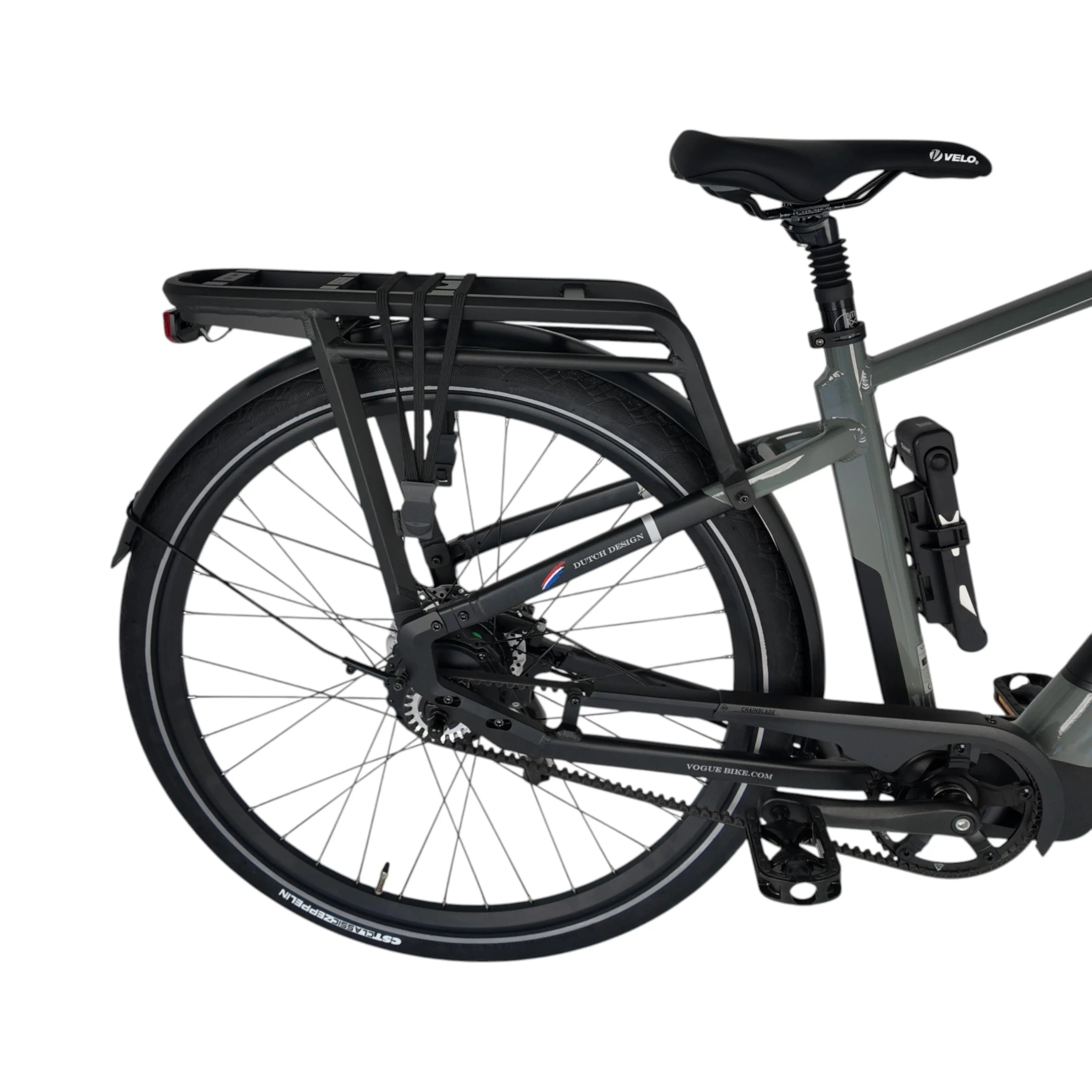 Vogue Milo Man Elektrische Fiets - Glossy Dark Grey - 47 cm - AE-trading