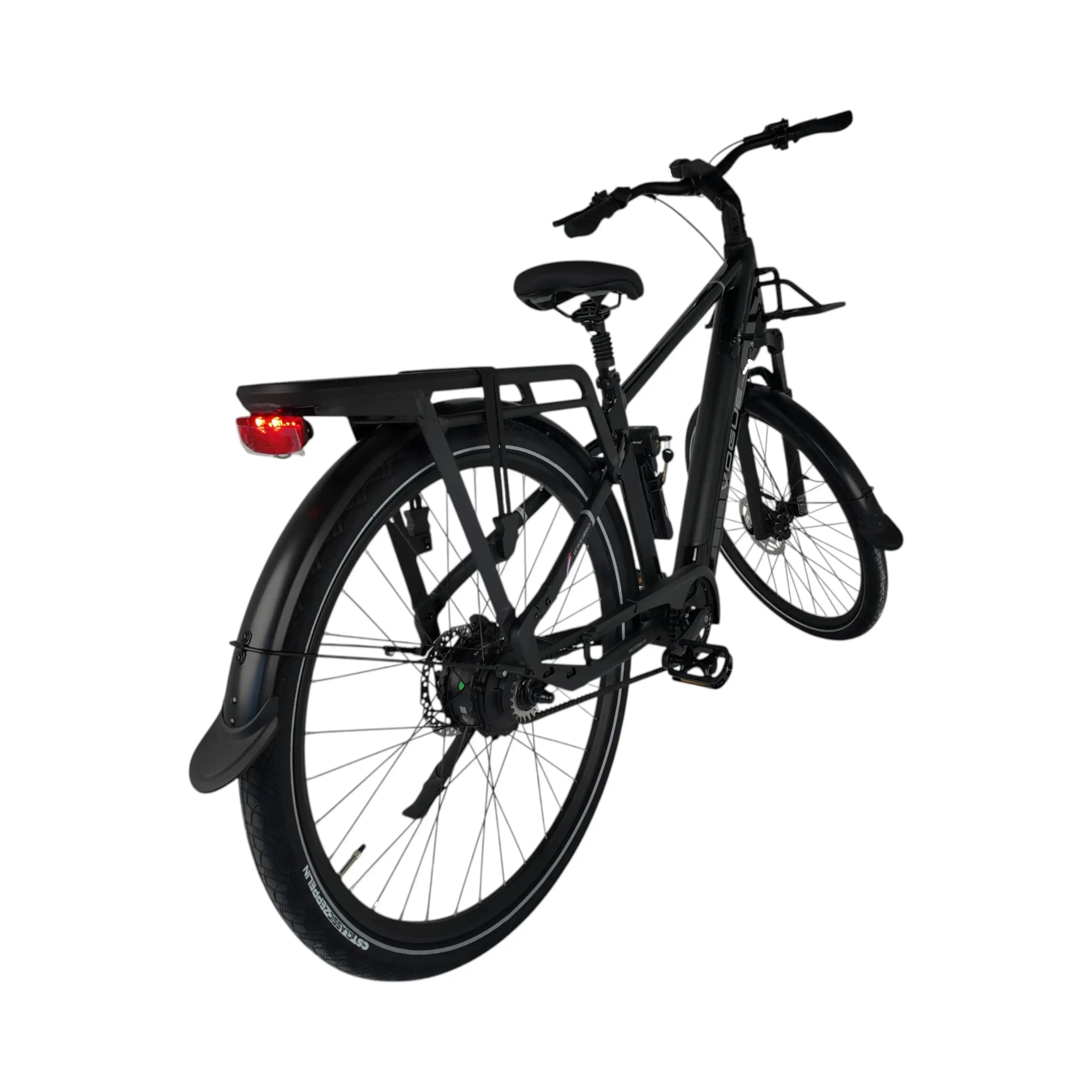 Vogue Milo Man Elektrische Fiets - Shiny Black - 47 cm - AE-trading